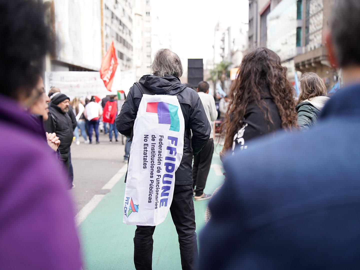 Presencia de FFIPUNE en la movilización convocada por el @pitcntuy