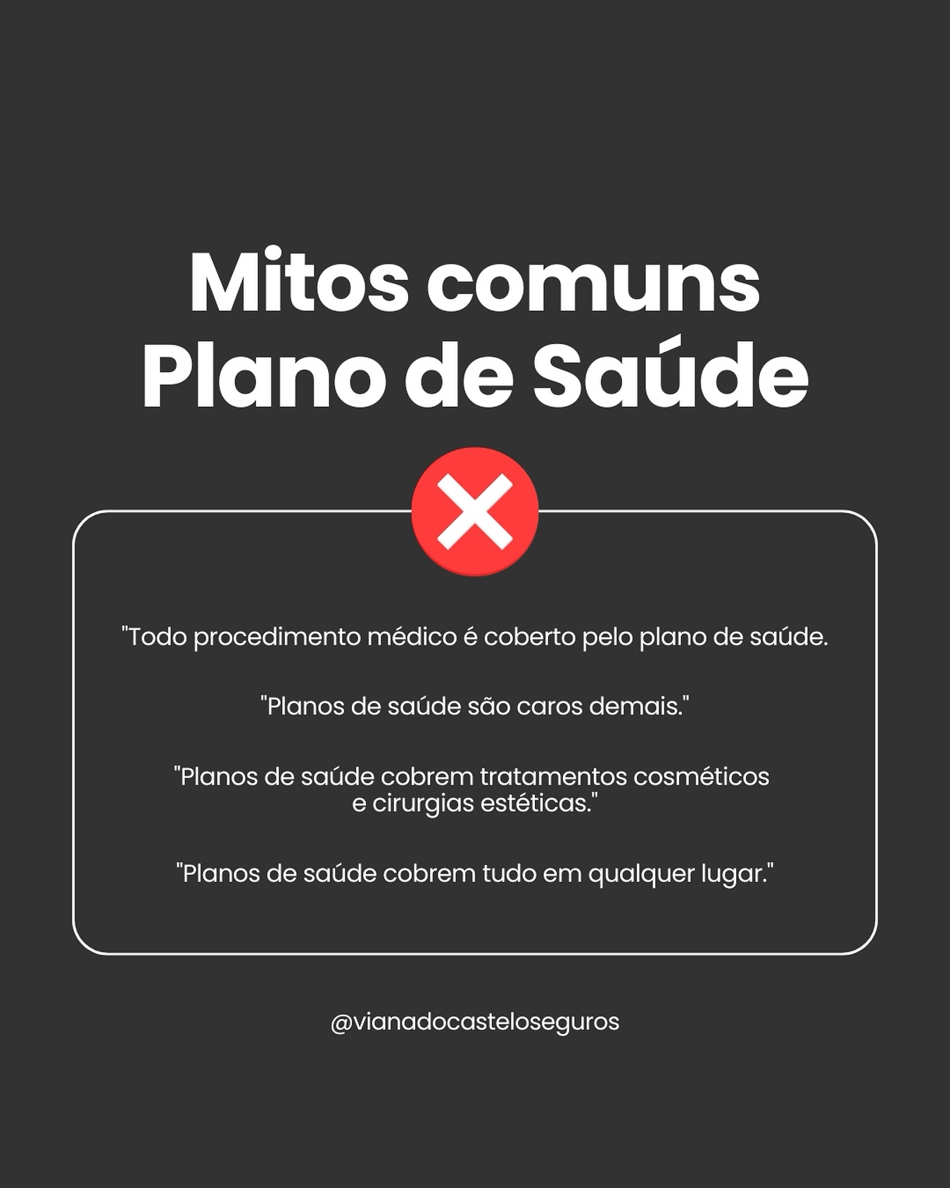 🩺💬 “Plano de saúde é tudo igual.” Será? 👀
Chegou a hora de desmistificar alguns dos mitos mais comuns sobre planos de saúde que todo mundo já ouviu por aí!
🚫 “Plano de saúde bom é sempre o mais caro.”
🚫 “Só vale a pena se eu ficar doente.”
🚫 “Depois que escolhi, não posso mudar nada.”
Spoiler: tudo isso pode estar te impedindo de fazer a escolha certa! 🙃
Na Vianna do Castelo, a gente descomplica o assunto, esclarece as dúvidas e te ajuda a encontrar o plano que realmente combina com seu momento de vida e bolso.
📲 Fala com a gente e descubra que plano de saúde bom mesmo é o que entende você.
#ViannaDoCasteloSeguros #PlanoDeSaúde #MitosSobrePlanoDeSaúde #SeguroSaúde #DescomplicaSeguro #SaúdeComConsciência #ProteçãoInteligente