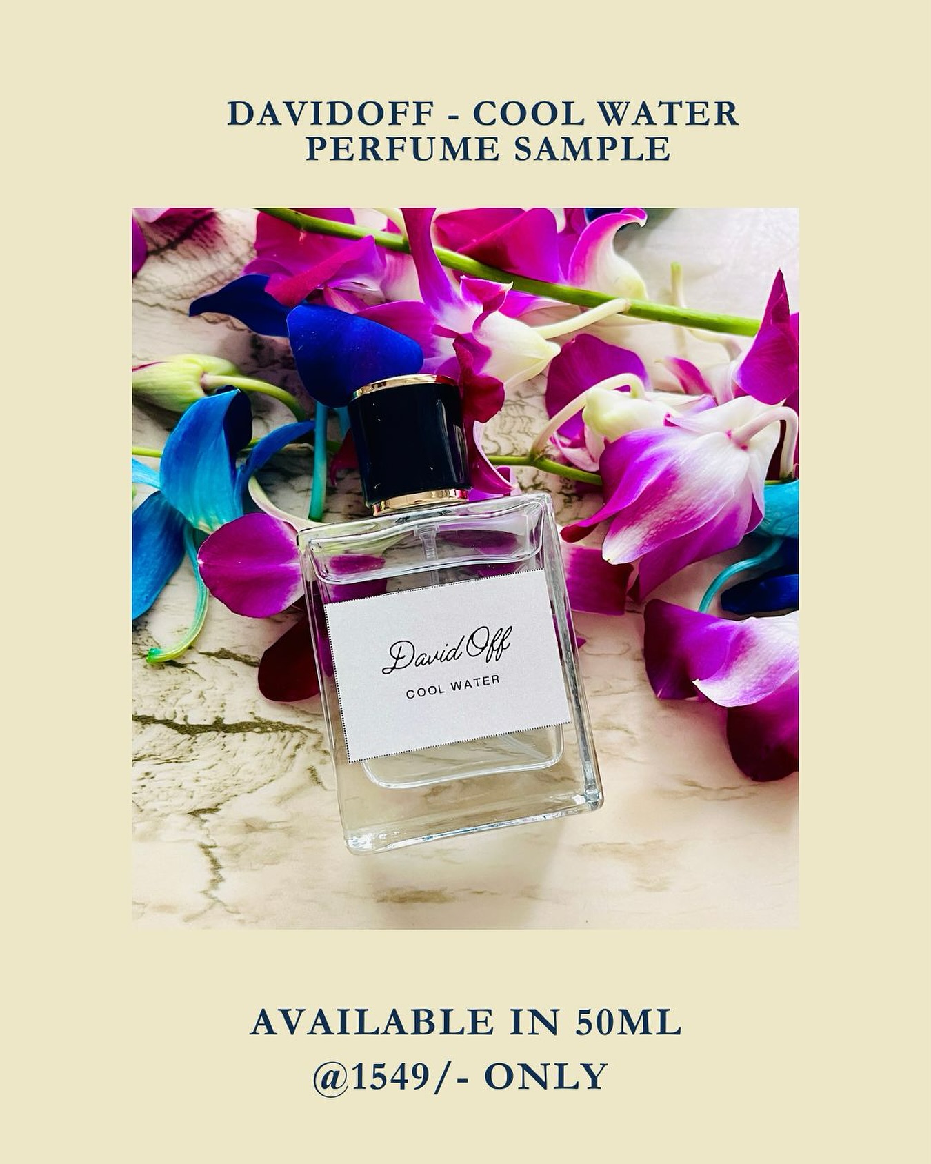 Davidoff Cool Water sample in 10ml & 50ml available! order now🛍️🥳
Retail pack also available only at @roohandradiance visit our website or dm us for more details!
#explorepage✨ #perfumeonline #perfumesellerindia