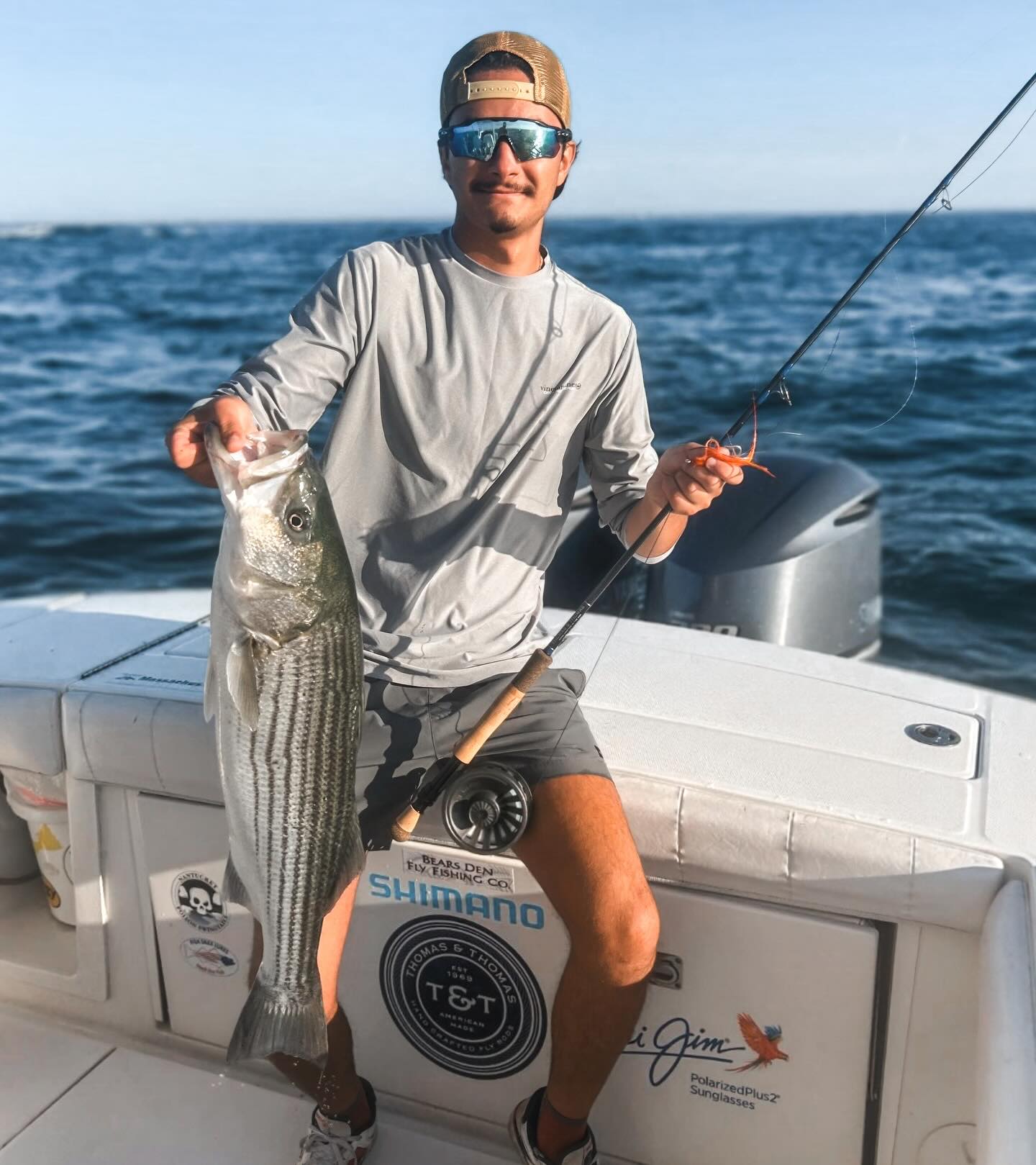The T&T Zone rods have been bending on bass all week and the smiles say it all. This is what we wait for all year, the striper bite is on 🔥, don’t miss out on it! #jaxcharters #fishing #capecod #capecodfishing #stripedbass #stripedbassfishing #lighttackle #capecodcharters #capecodfishingtrip #ThomasandThomas #ThomasandThomasFlyRods #wearefishing #regulatorboats #fishshimano #cortland #cortlandline #yamahaoutboards #garminmarine #onthewater #onthewatermagazine
#mauijimsunglasses @regulatormarine @redingtongear @cortlandline @grundens @thomasandthomasflyrods