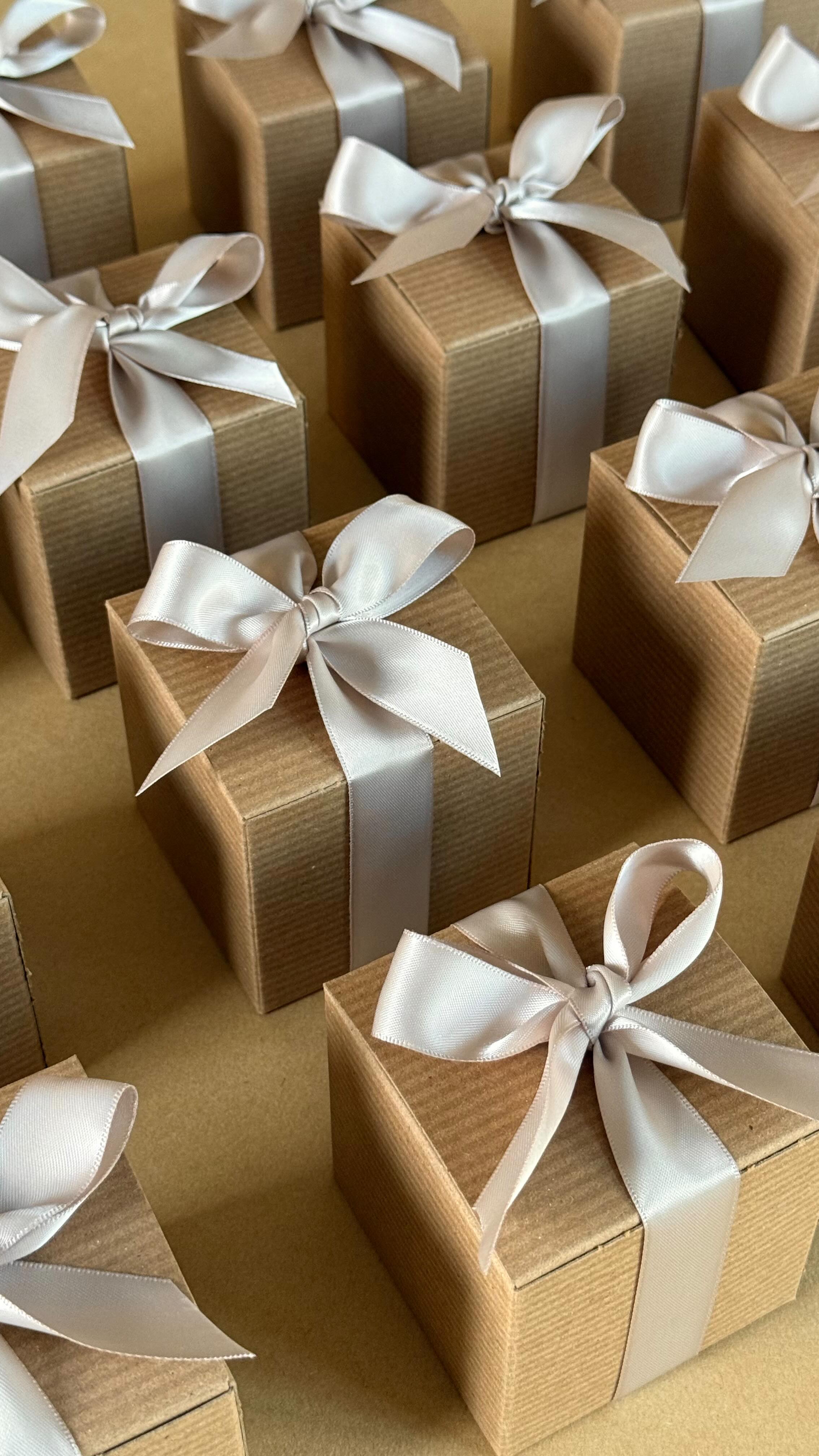 Making some adorable candles for party favors—because details matter!