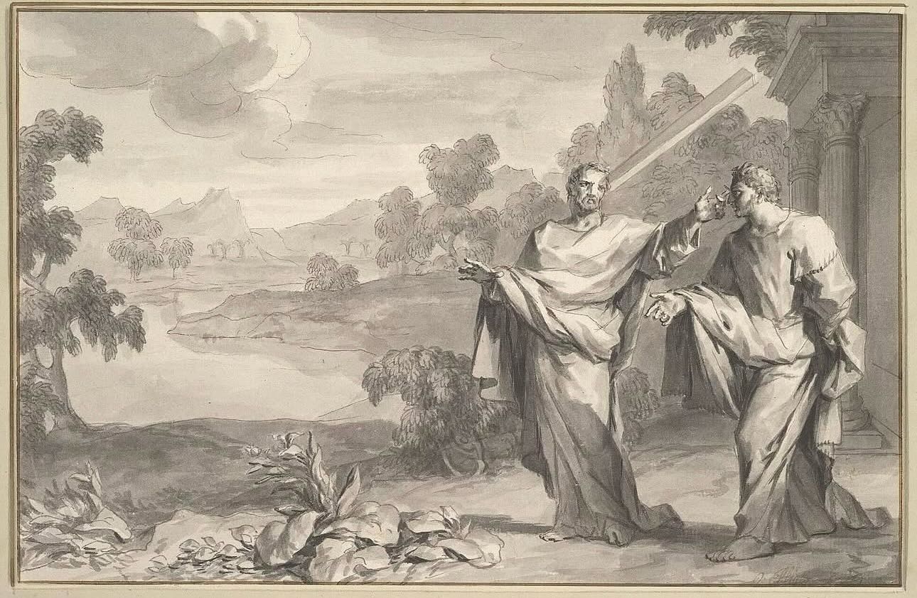 Évangile du huitième dimanche d’été
Ne jugez pas et vous ne serez pas jugés. Selon les jugements que vous avez portés, vous serez jugés ; selon la manière dont vous avez mesuré, vous serez mesurés. Pourquoi vois-tu une paille dans l’œil de ton frère et pas une poutre dans le tien ? Comment peux-tu dire à ton frère : « Laisse-moi ôter cette paille de ton oeil », alors que tu as une poutre dans le tien ? Hypocrite, enlève d’abord la poutre de ton œil, et ensuite tu enlèveras la paille de l’œil de ton frère.
Image : La parabole de la paille et de la poutre par Ottmar Elliger le Jeune (1666-1735).
#eglisegnostiqueapostolique #eglisegnostique