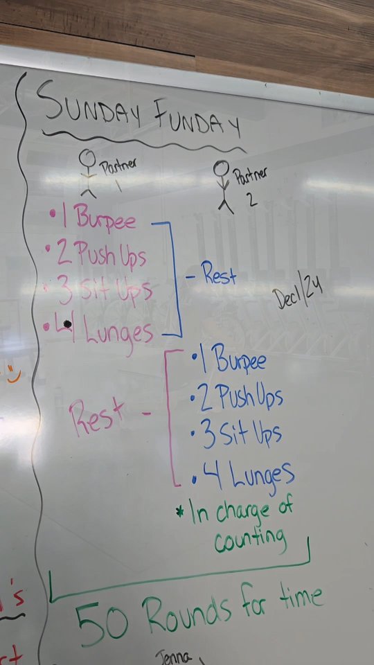 We do hard things
TOGETHER
Community makes the necessary, doable.
When you're ready to work hard, we're here to work hard along with you 👊🏼
#dohardthings #fitnessishealth #crossfitlife #partnerwod #teambrio