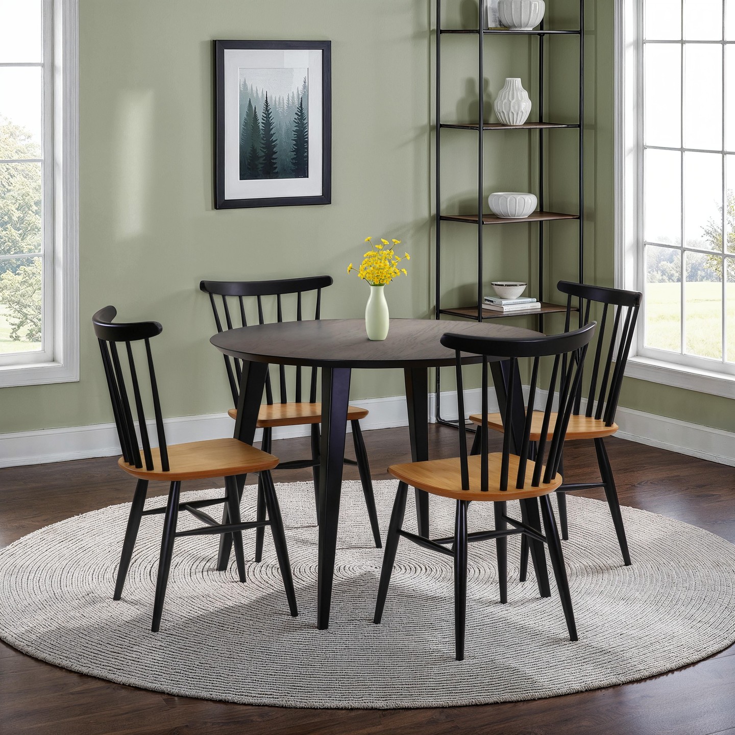 Lydia-ruokapöydän halkaisija on 100cm 🖤 Ihanat Lydia-pinnatuolit viimeistelevät ryhmän keveän ilmeen 🖤
Jälleenmyyjä: @sotka_huonekalut
#pohjanmaan_lydia
#pohjanmaan #pohjanmaankaluste #pohjanmaanofficial #koti #keittiö #diningchair #diningtable #kitcheninspo #kitchendecor #diningroom #sisustus