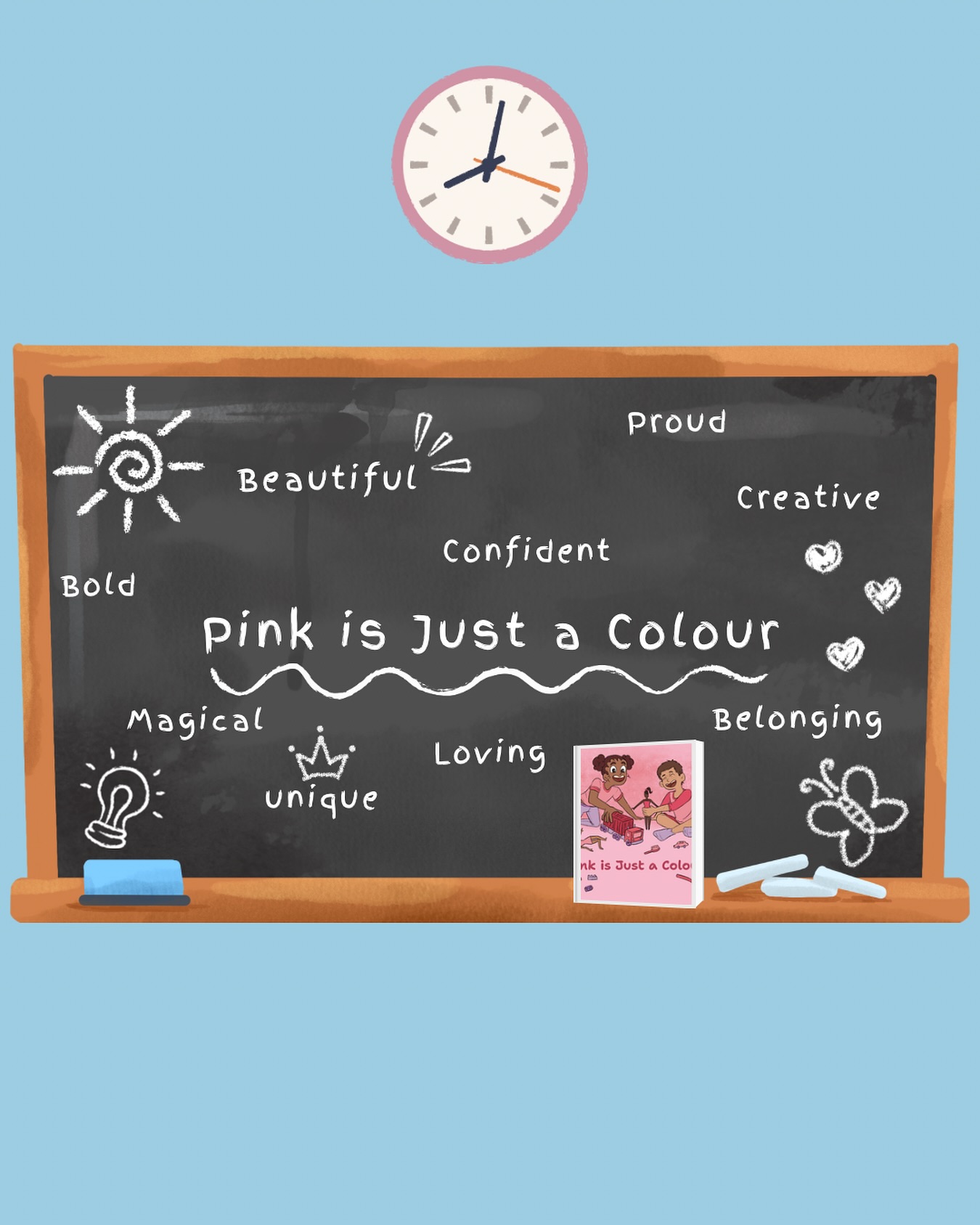 Brave. Fierce. Proud. Strong.
These are the words our Äkonga chose for pink ā and theyāre rewriting the story one chalk mark at a time.
Pink is Just a Colour shows what happens when we let kids define the world for themselves. š”
#SmashStereotypes #PinkBelongsToEveryone #BooksThatSpark
