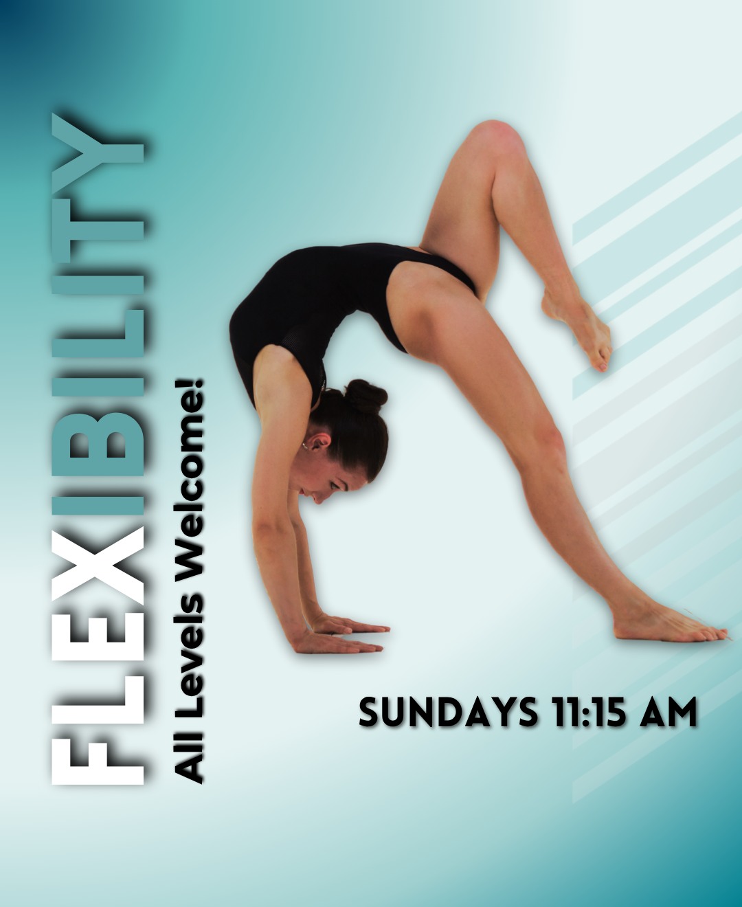 🧘♀️✨ Stretch your limits with us every Sunday at 11:15 AM! Our Flexibility class is open to all levels, so whether you're touching your toes or working on splits, there’s space for you on the mat. 🌈💪 #SundayStretch #FlexibilityForAll #AltitudeFrisco #StretchAndStrengthen #PoleStrong #MobilityMatters