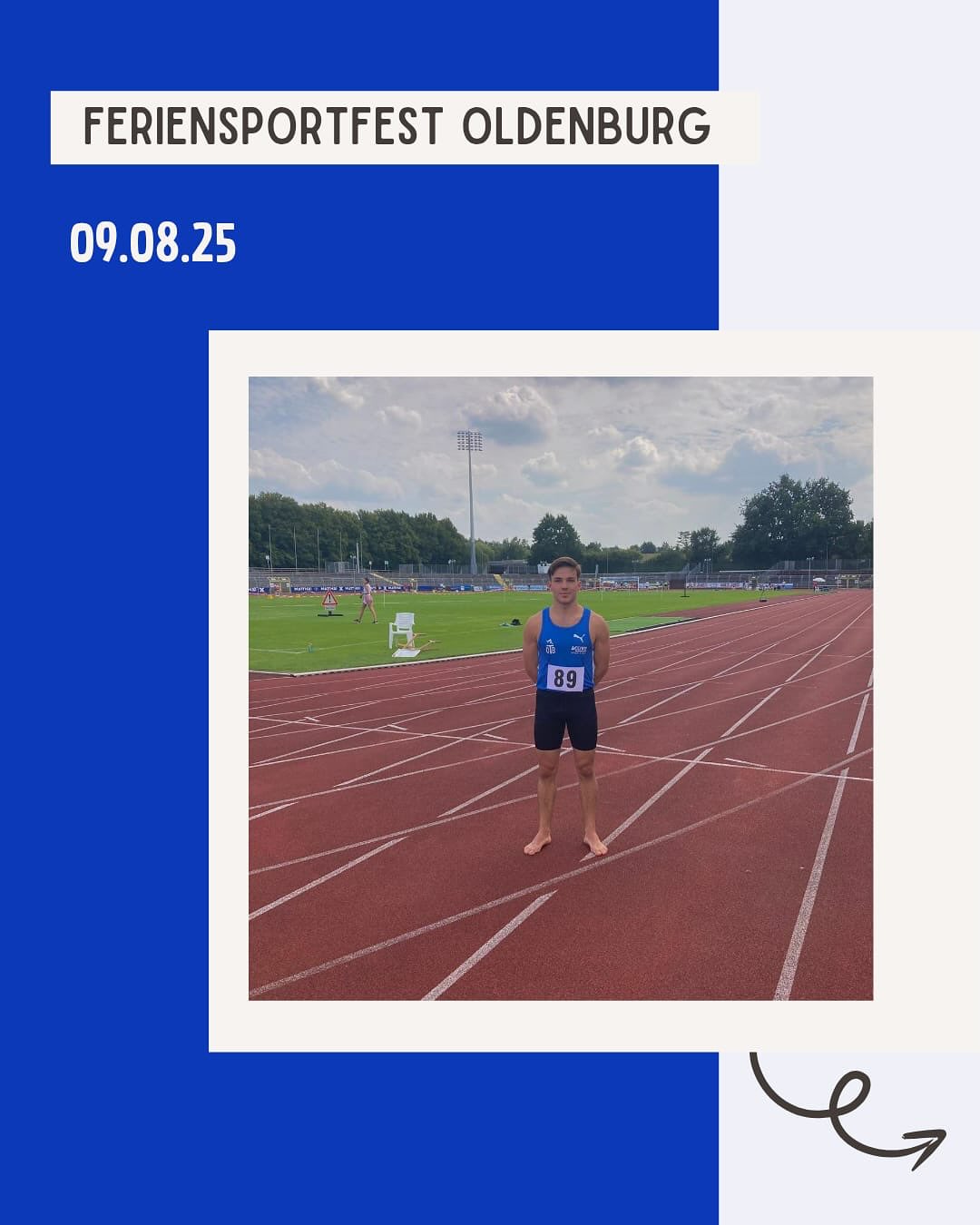 Auch am vergangenen Wochenende war eine Athletin und ein Athlet des @otb_osnabrueck unterwegs. Zum Ferienende in Niedersachsen gab es noch zwei Abendsportfest. Am Freitagabend startete @nils_0105 über 400m in Delmenhorst. 53,35sek stand am Ende der Runde auf der Anzeigetafel. Mit diesem Rückenwind ging es am Samstag in Oldenburg gleich weiter. Über die 100m-Distanz sicherte sich Nils eine neue PB in 11,74sek. Herzlichen Glückwunsch hierzu. @annika_kkl konnte später nachziehen und lief über 800m eine neue persönliche Bestleistung in 2:17,62min. Auch dazu gratulieren wir.
#ferienende #abendsportfest #pb #sehenswert #weiterso #delmenhorst #oldenburg
@noz_de @sport_lich_unterwegs @otb_osnabrueck @stadtosnabrueck @stadtsportbund_osnabruck @activesportshoposnabrueck @katharina.poetter dabehrens @nlv_online @dlv_online @benmoellers @pumarunning