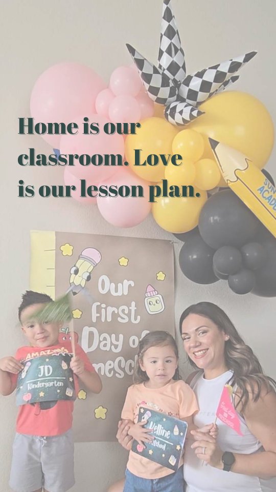 Yesterday was our first day of homeschool. Kindergarten for my son. Preschool for my daughter. 📚🎒🍎
And for me? A front-row seat to every breakthrough, every belly laugh, every “aha” moment. What an amazing blessing to be able to homeschool our kids and pursue my business dreams. 🥰
We made it special with banners, balloons, and love everywhere. Not because it’s Pinterest-perfect… but because this moment is so worth celebrating.
Homeschool wasn’t the original plan. But it’s the better one for our family. 👨👩👧👦
More time together. More chances to nurture their gifts. More space to slow down and see who they’re becoming.
We start the day as a team with a fun chant, and we end the day in prayer. I love watching my children learn new things, push themselves, and feel proud of their accomplishments. It's definitely something to cheer for. Here's to living in answered prayers and following God's calling on my life as a mother. The 25/26 school year is going to be so rewarding!
We’re not just teaching math and letters.
We’re building memories and raising world-changers. 💛
.
.
Special Thank You to these mamas @jumpingbeanspartycompany and @natalisdoodlestoodio for helping us add some more excitement and celebration to our big day! BUT oh my goodness, they can do so much more. Check them out! #supportlocal
.
.
#homeschoolfamily #homeschoolmom #homeschoolcommunity #homeschoolmama #homeschoolers #homeschoolpreschool #learningthroughplay #learningathome #faithbasedhomeschooling #homeschoolmomlife #homeschoolinspiration #nmhomeschoolers #nmmoms #mombosslife #moretimeathome #makingmemories #abq #abqmoms