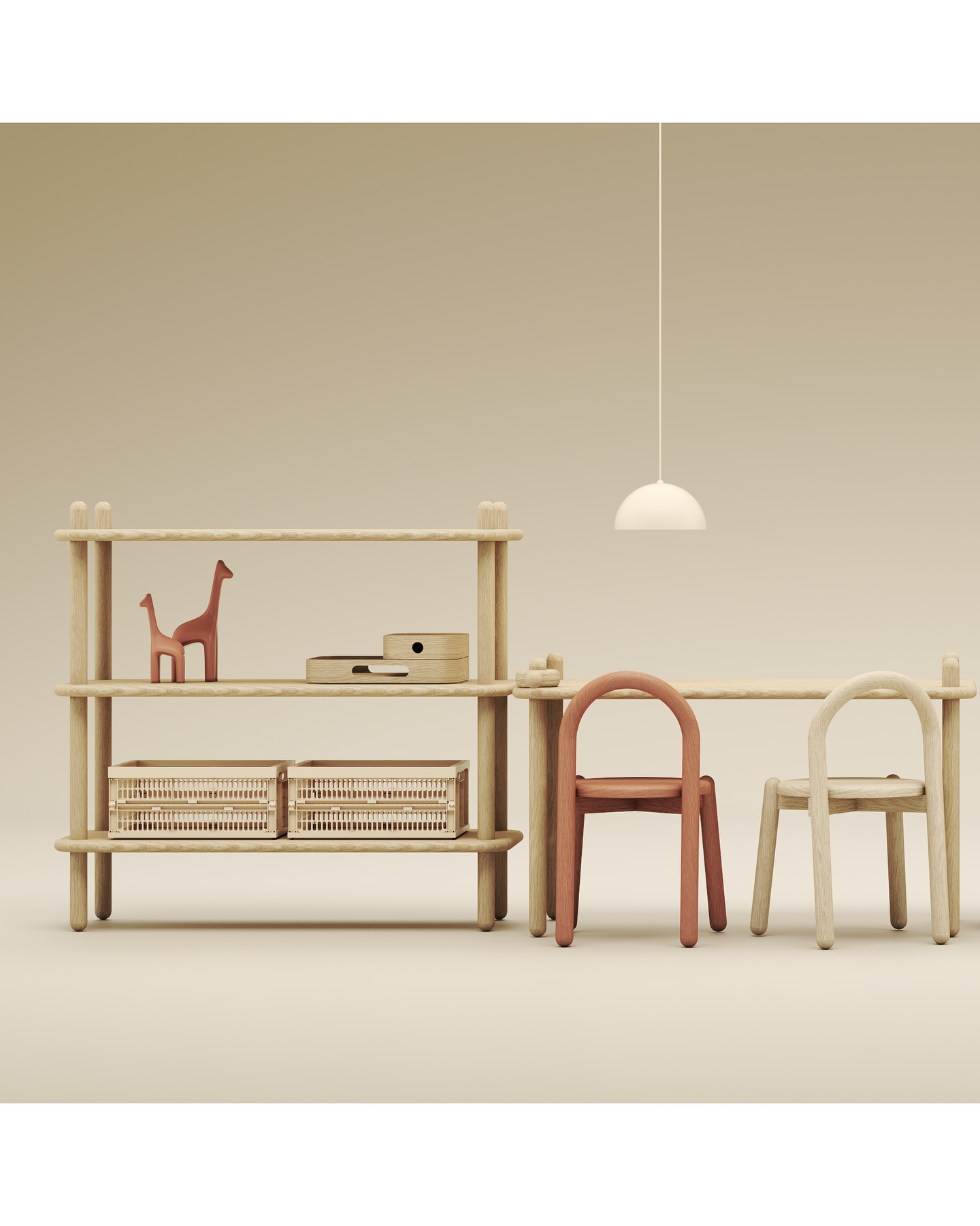 Kiedy dziecko sięga po ulubioną zabawkę lub książkę, a jego dłoń trafia dokładnie tam, gdzie miała trafić - to znak, że otoczenia współgra z działaniem.
W filozofii Montessori i Reggio Emilia mówi się, że jest ono trzecim opiekunem - uczy, wspiera i inspiruje, nawet bez słów.
Tak powstał PION - regał, który rośnie razem z domem.
Zaprojektowany tak, by można było zmieniać wysokość półek, dostosowując je do tego, kto dziś z nich korzysta. Do tego jest trwały i odnawialny co czyni go gotowym na wiele historii.
Gdy mały odkrywca podrośnie, regał bez wysiłku odnajdzie się w salonie czy domowym biurze - daleko mu do dziecięcego stylu, lecz blisko do ponadczasowej prostoty.
PION to towarzysz rozwoju, świadek codzienności i cichy opiekun przestrzeni.
#montessori #reggioemilia #drewnianemeble #mebledladzieci #litedrewno #meblemontessoru #dąb #pokójdziecka #projektpokojudziecka #wnętrza