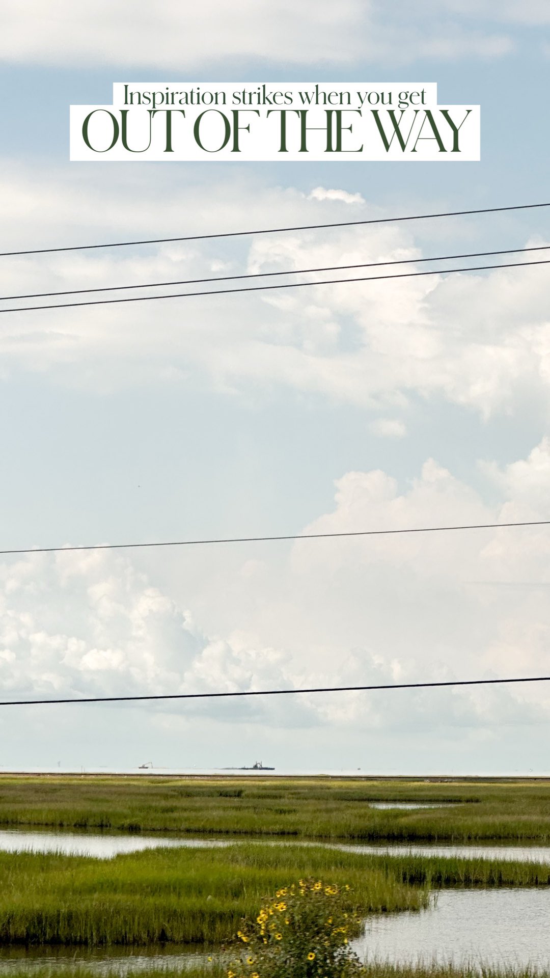 This was definitely the case when we recently went to Texas to end the Summer at my Dad’s. Looking at the clouds hanging in the Texas sky gave me a great idea for some new paintings. The idea is living in my notes folder on my phone until I find the time to start it but stick around to find out the details soon. Hint: it involves clouds.