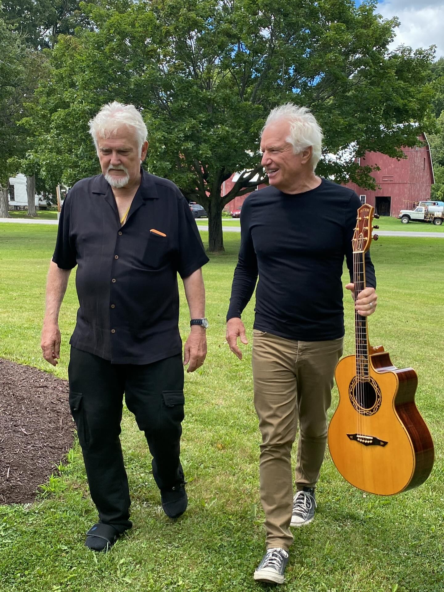 It’s with sadness and gladness that I want to share that my dear friend, brother in Christ, fellow pioneer and Jesus Movement Music Warrior, Chuck Girard has been called home after a valiant battle against wicked ol’ cancer. Chuck was 6 years older than me and though we started making music in the Jesus Movement at the same time I always looked at him as an older brother….. he was 26, I was 20. Opening for all those Love Song concerts and Reunion Tour remains a highlight of my life. Here’s a photo from the last time we ministered together two summers ago in Upstate New York with Nancy Honeytree, (and Jimmie Bratcher with a few other artists). Im honored to be in the upcoming release of the Love Song Documentary…. not having Chuck there to receive his due will be a challenge, but we all know he has his full reward from the Lord for his long steadfast endurance run. Rest in the Lord brother. You were a great warrior, pioneer, brother and friend. #chuckgirard #lovesongtheband #thebandcalledlovesong #jesusmusic #jesusmusic