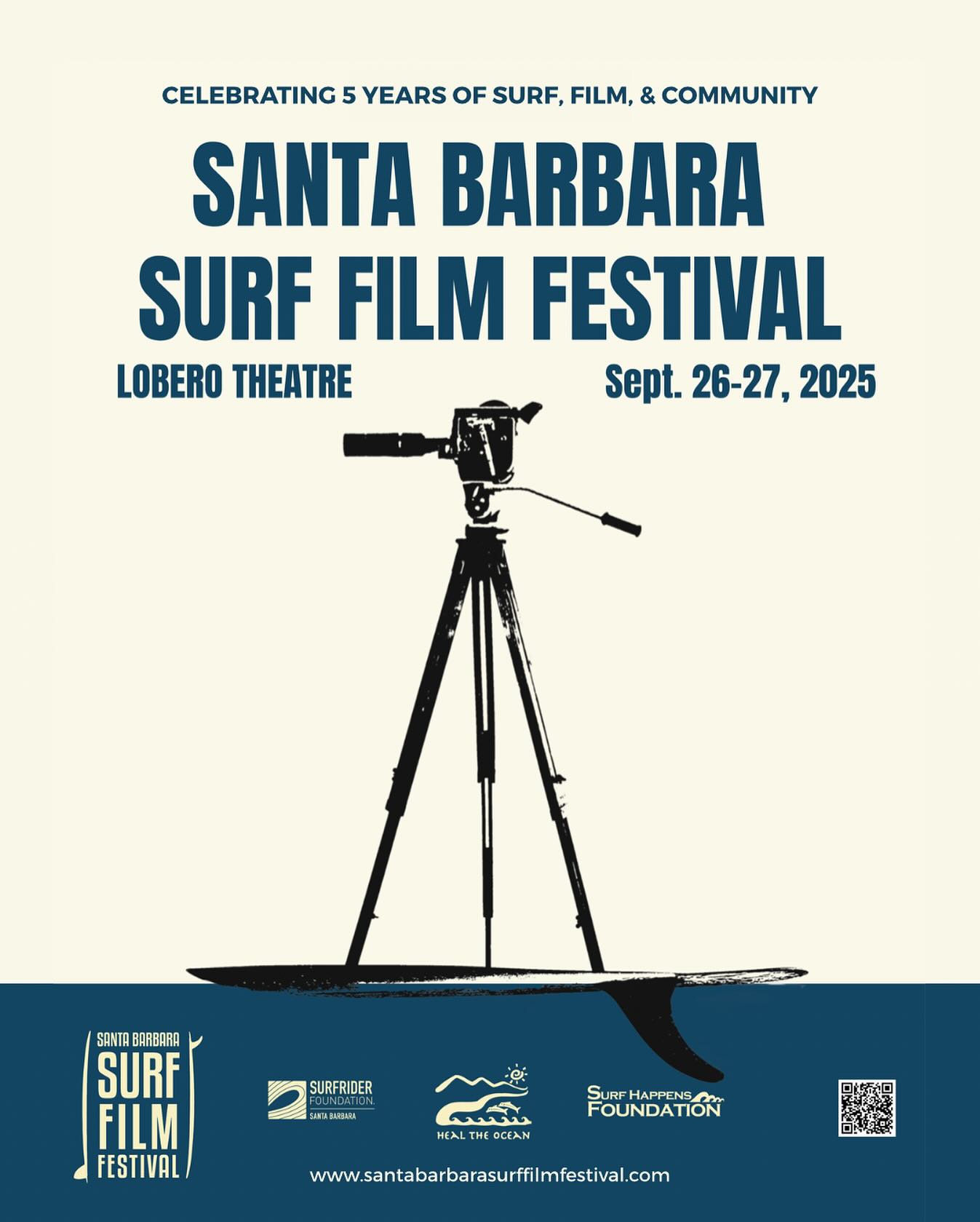 Our 5th Annual Santa Barbara Surf Film Festival returns this September 26-27 at the Lobero Theatre! 🌊🏄♀️🏄♂️
New this year we will have a few additional events pre/post festival screenings! We will be releasing our tickets and our lineup soon!
Stay tuned by signing up for our newsletter! 🤙
#sbsff25 #loberotheatre #sbsff #sbsurffilmfest
Thank you to our 2025 sponsors and supporters:
@805beer
@waiakea
@islandsburgers
@pacficstonegrown
@healtheoceansb
@surfridersantabarbara
@surfhappens