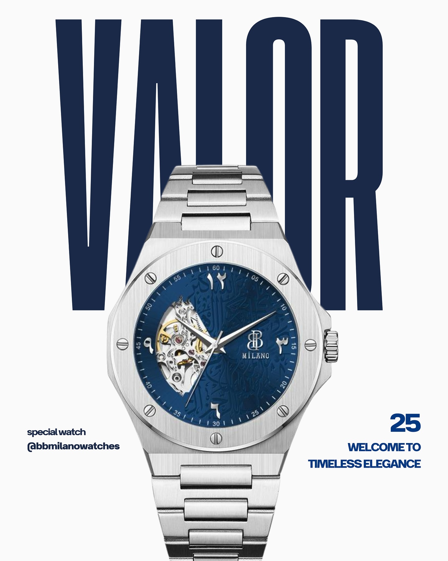 Valor Watch Special Collection
Set your attitude with BBMILANO