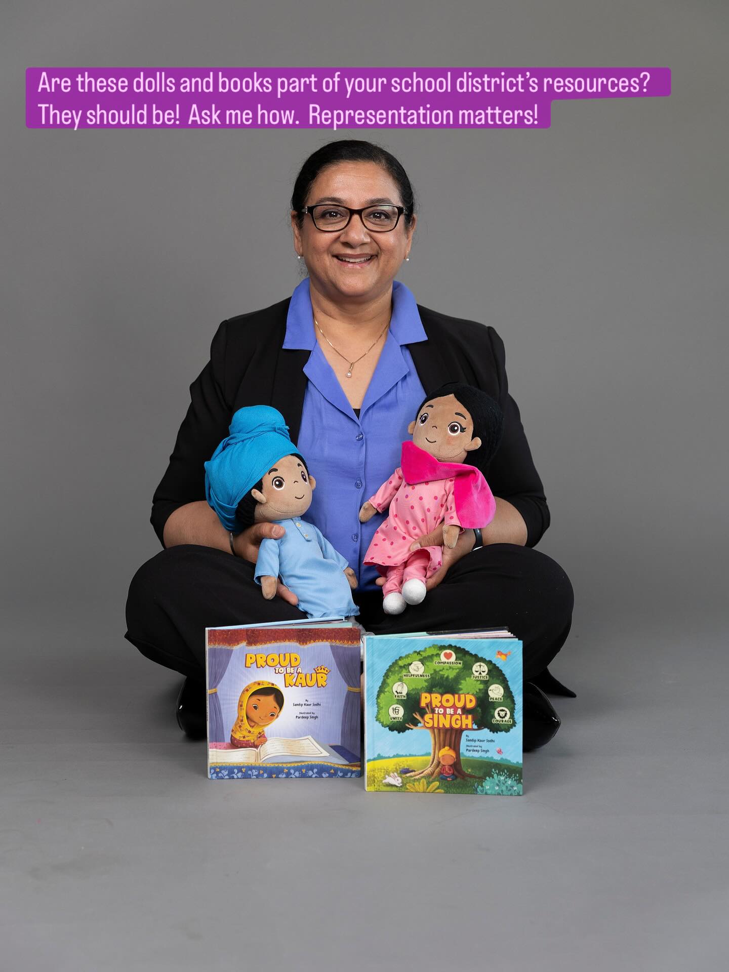 Representation matters! Kids need to see themselves in the books they read and the toys they play with. Kids need to learn about other cultures. Let’s get these books and dolls into all elementary schools and public libraries. Please DM me to find out how.