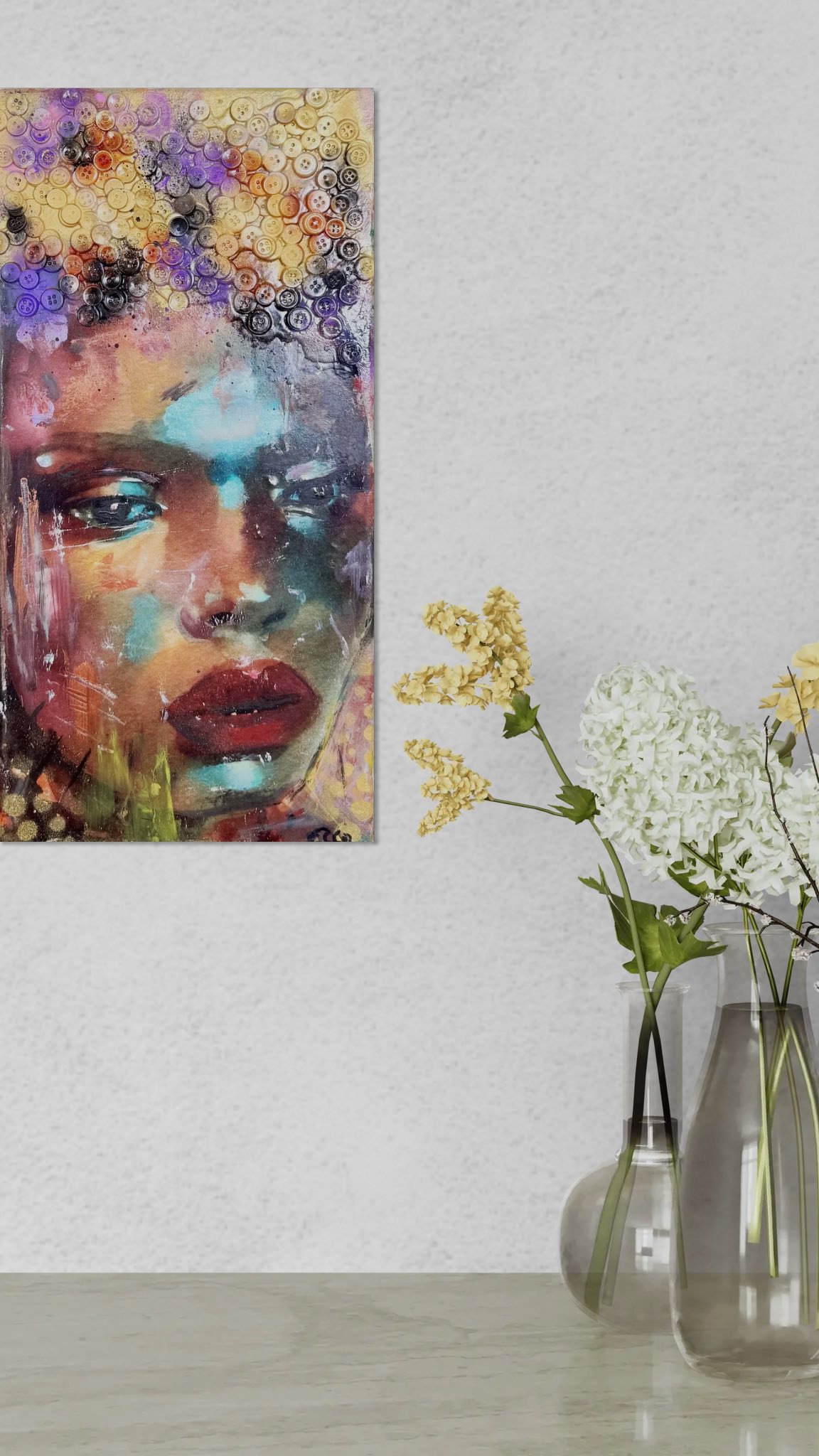 Bald in meinem Webshop erhältlich - 50x20 cm - Unikat. #shop #webshop #kunstshop #kunstwebshop #artdreams