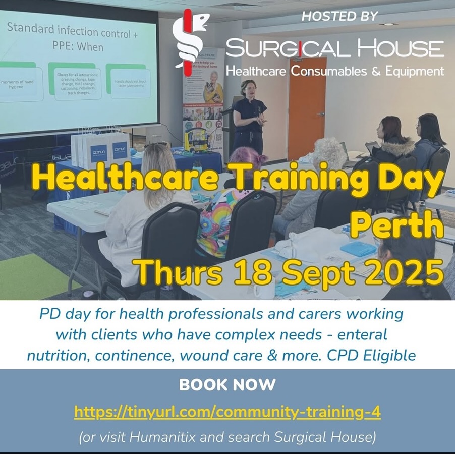 We’re bringing the hands-on skills to the Surgical House Healthcare Essentials Training Day!
Siobhan will be covering:
🫁 Safe suctioning (oral & trache)
🧼 Infection control (5 Moments of Hand Hygiene + PPE)
Let’s level up community care together. 🙌
#KalkoupCommunityCare #HealthcareTraining #NDIS #InfectionControl #Suctioning #CommunityCare