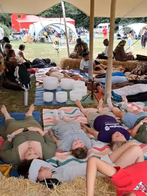 On the eve of the next heatwave, throwing it back to another really hot day we enjoyed back on the 29th June for the future neighbourhood festival held at @natureandwellbeingcentre this was a 4 day festival which was completely free to the community and we were blessed with incredible weather!
So many activities being held for all the family and welcome to all!
It was a pleasure to hold a sound bath to complete the weekend surrounded by hay, ensuring the comfort of all guests! Being out in nature and connecting with the stillness of the space enhances the experience for all. As you can see, it was an opportunity to get to know those in the community and deepen the bonds between families.
The feedback came from the vast majority of people who had never experienced sound before, let alone in this way. Children and young people asked very interesting questions and had an opportunity to play some instruments, which I intend for them to feel inspired and remember this magical day!
Thank you to all the staff and volunteers for making me welcome and your hard work over this special weekend!
#soundbath #edgbaston #edgbastonreservoir