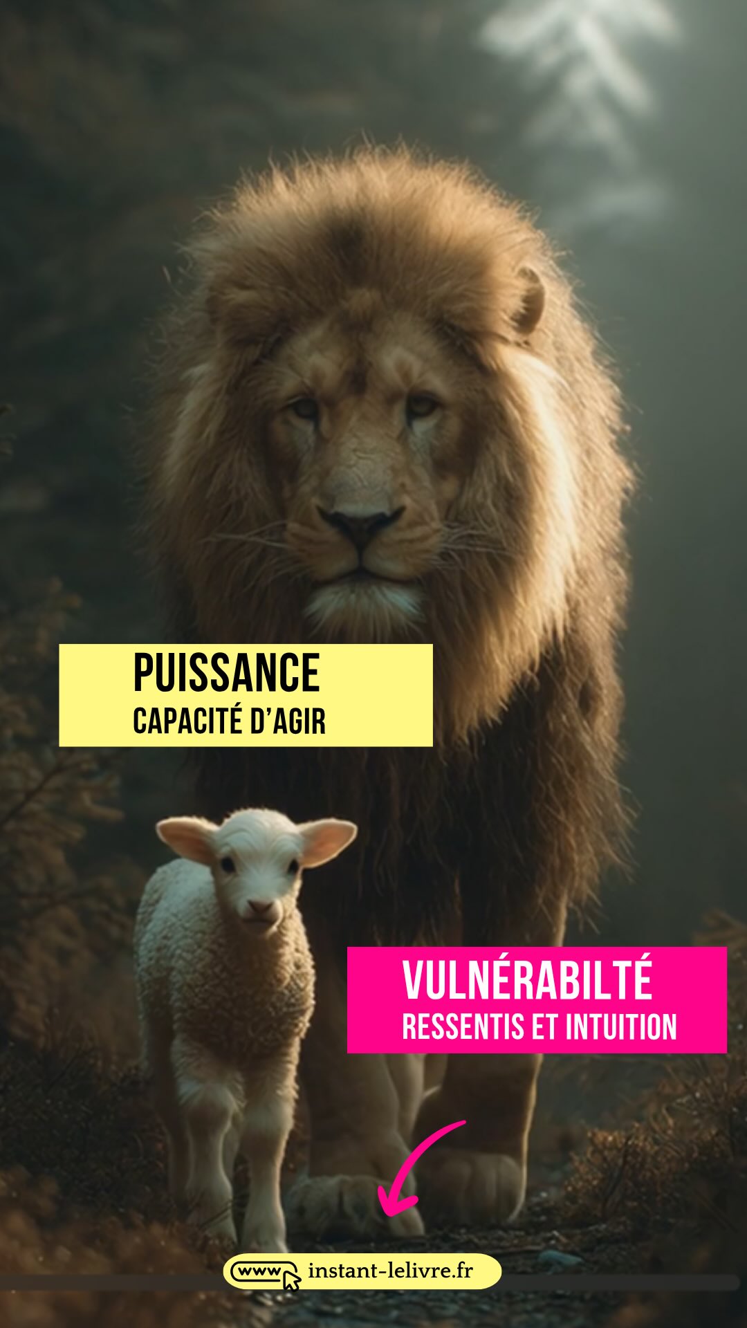Quand le lion chill avec l’agneau, ça donne un équilibre de ouf.
En ce moment, nombreuses sont les âmes, moi y compris, qui traversent une profonde transformation intérieure. C’est un appel à te réconcilier avec ton fondement, ton corps, ton droit d’exister telle que tu es, dans ta puissance et ta vulnérabilité.
Ce que tu ressens n’est pas une simple fatigue : c’est une mise à jour intérieure orchestrée par ton être profond pour te libérer de ce qui ne t’aligne plus.
Tu peux vivre :
• une fatigue intense
• une sensibilité accrue
• des fluctuations d’humeur
• des difficultés à dormir
• des douleurs qui portent un message
Les énergies actuelles, fortes et en mouvement, nous poussent à un nettoyage profond, un réalignement nécessaire pour incarner pleinement notre vérité et notre potentiel.
C’est une transformation, un appel à ralentir, lâcher ce qui pèse, et entrer dans une fréquence plus juste et authentique.
Intuition et capacité d’agir s’équilibrent en toi : ta volonté de transformation et ta profondeur émotionnelle.
Quand ces forces s’harmonisent, elles t’apportent un nouvel équilibre, une clarté intérieure qui te reconnecte à ta vérité.
Laisse-toi traverser, écoute ton rythme sans forcer. Tu poses les fondations de ta stabilité, de ton lieu sûr entre ressenti et action.
🔎🎨✨ Pour t’accompagner, je te propose une création artistique (collage, peinture) autour du thème :« Ma nouvelle stabilité : mon lieu sûr entre ressenti et action »
Ce passage est un appel à te réconcilier avec ta vulnérabilité, et ta puissance intérieure.
Tu n’es pas seul(e).
Si ce message te parle, prends un temps pour toi, crée et ancre ta stabilité.
Contacte-moi ou partage ta création en commentaire.😉