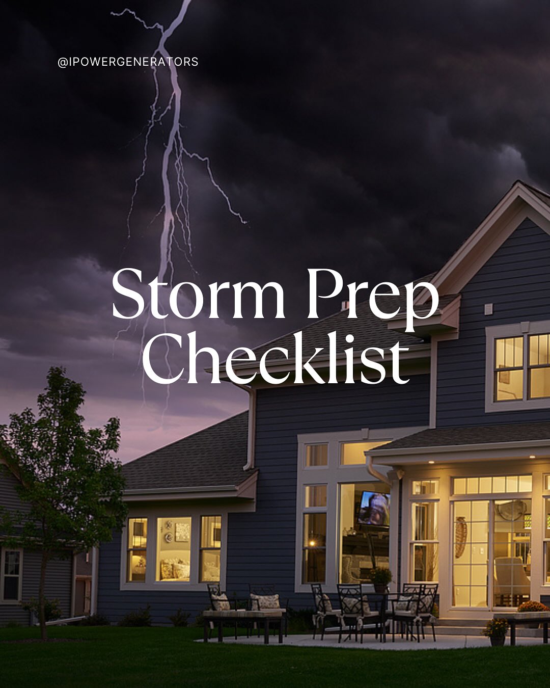 ⚠️ Storm coming? Don’t get caught in the dark!
Follow our quick prep checklist to make sure your generator is ready when you need it most:
✅ Check status lights & run a quick test
✅ Confirm maintenance is up to date
✅ Keep 3 ft clearance from vegetation & debris
✅ Make sure propane tanks are full / natural gas lines are clear
📲 For service or questions, call or text 914-449-2003 — we’re here to keep your power on!
#StormPrep #GeneratorReady #PowerPeaceOfMind #iPowerGenerators #WestchesterNY #GreenwichCT #Generac #Kohler #BriggsAndStratton