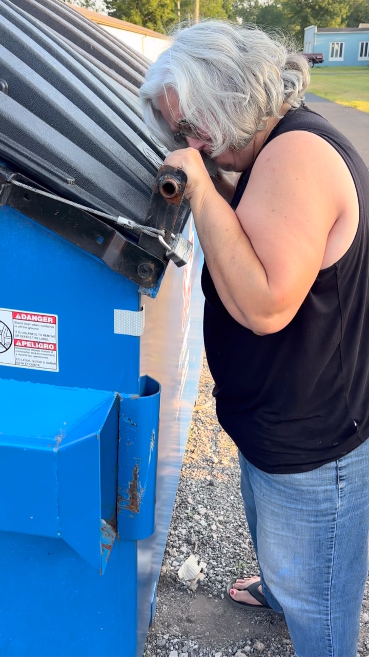 When the landlord insists that the dumpster is unlocked but your pain in the ass neighbor @gijoebailitz clicked the lock!! 🔒
People always say we should film us…the real us…uncensored. You asked for it!
#dumpsterfire #trashday #coworkinglife #likeagoodneighbor #landlord #unhinged #2ccmc #iykyk