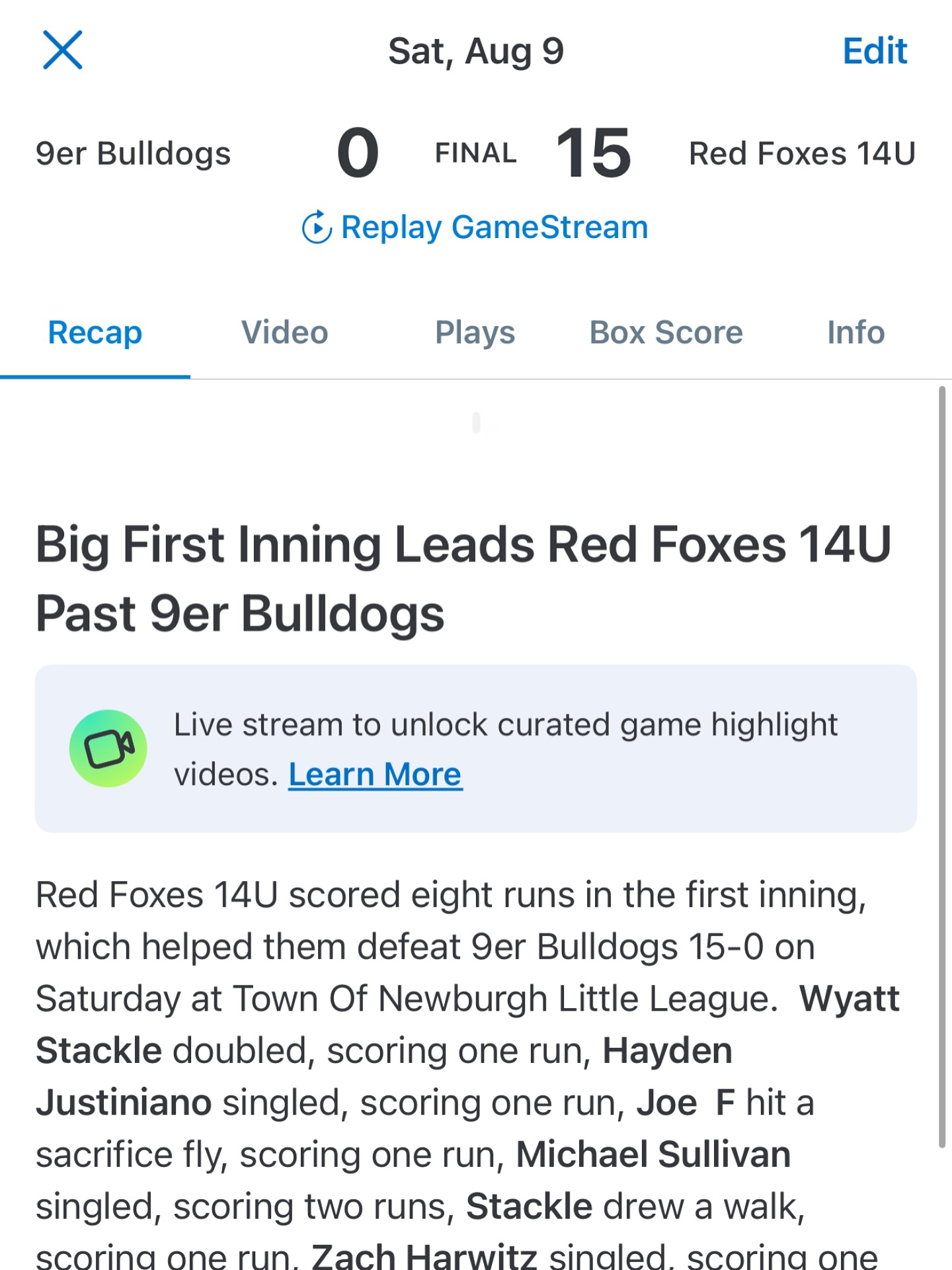 14u with a big start off in this weekends NYEB tournament in Newburgh!
#baseball #travelbaseball #clubbaseball