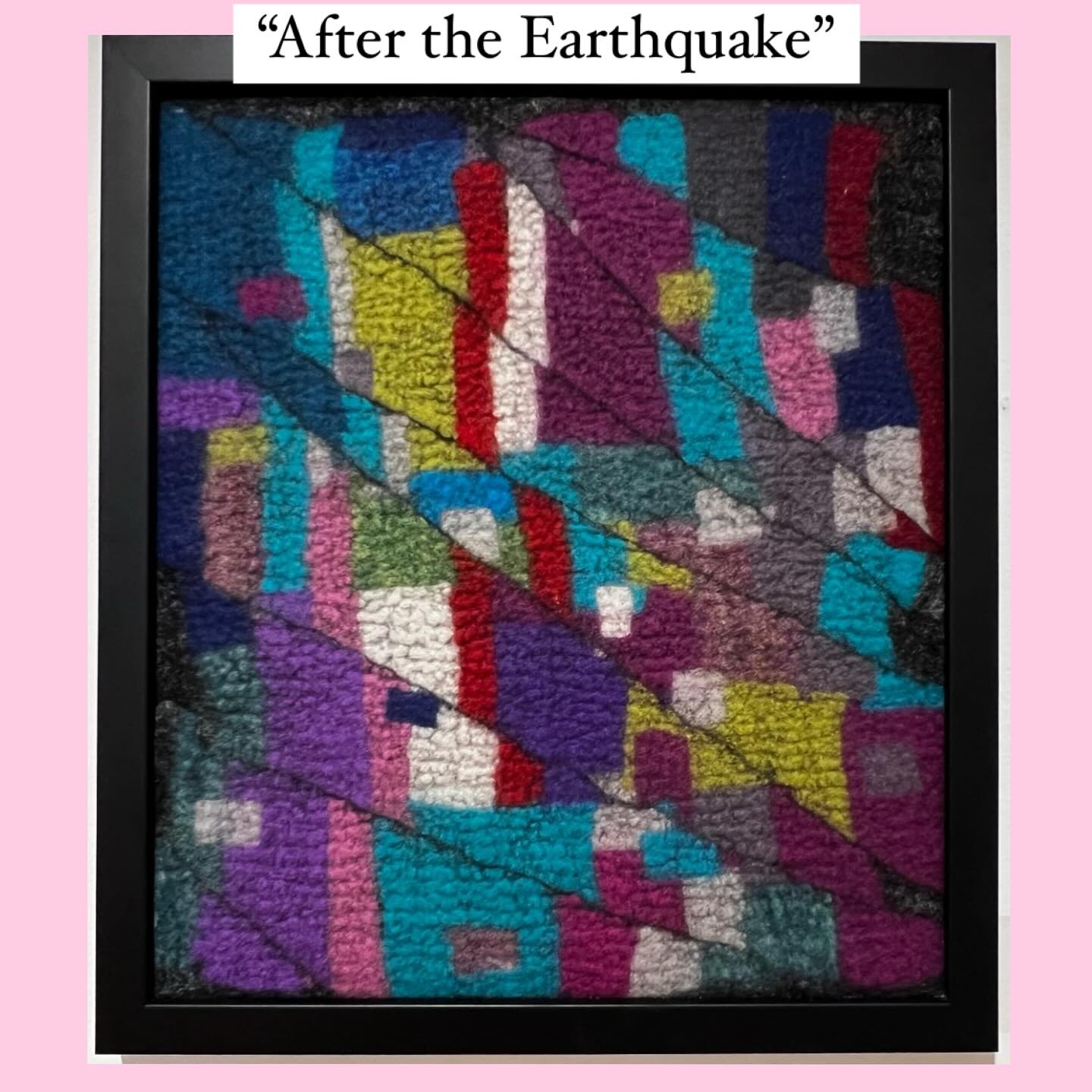 “After the Earthquake” by NEFG member Sibel Adali was selected to be included in the Fence Select show @capregionartscenter. Congrats @cybele.felt!