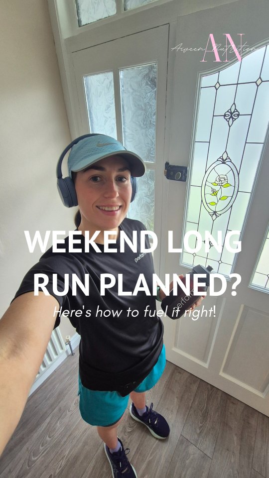 🏃♀️ Weekend long run on the plan?
Here’s how to fuel it right!
Don’t just lace up and hope for the best. Your body needs the right pre-run, during-run, and post-run fuel to perform and recover well. 🍌💧🍞
Whether you’re training for a race or just building your endurance, think carbs for energy, hydration for performance, and protein for recovery.
Small tweaks to your fueling can make a big difference in how you feel during your run (and how you feel the next day).