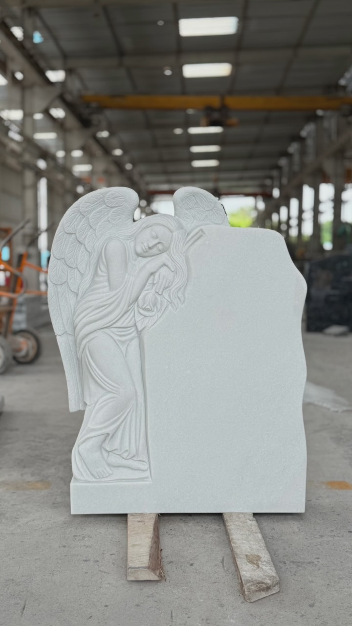 Indian white marble angel. Another one of our recent produce.
Enquiries@rsvsgranites.com for prices and more!
Your partner in delivering the best!
Whatsapp: +919940042621 for enquiries and partnerships!
#granitemonuments #granitetombstones #granitemanufacturers #graniteexporters #granitecemetryproducts #granitequarry #india #chennai #granitemanufacturersindia #Monumentmanufacturersindia #gravestone #sculpture #friedhof #grabstein #naturstein #grabmale #naturalstone #graniteslabs #angelornament #angel #absoluteblack
