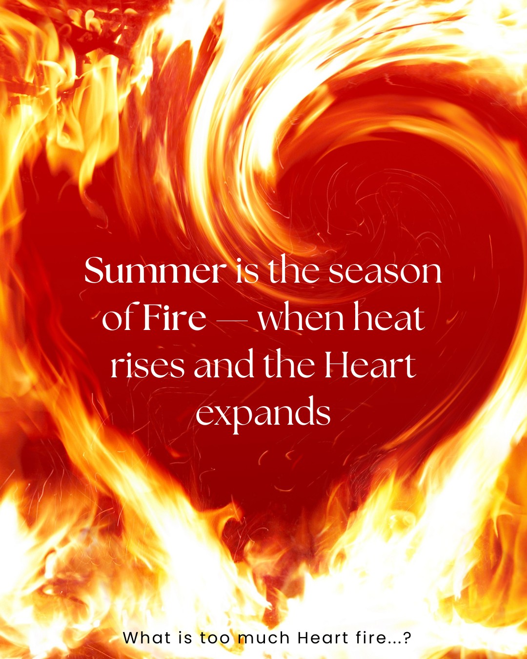 In Chinese medicine, Fire is the element of summer — bright, expansive, and powerful… but sometimes too much of a good thing.
In Traditional Chinese Medicine, each season corresponds with an element. Summer belongs to Fire — the most Yang of all the elements. It governs the Heart, our emotional warmth, our circulation, and our ability to connect with others.
Fire energy is beautiful: it brings passion, movement, joy, creativity, and expression. But when Fire burns too hot or for too long, it can begin to throw things out of balance.
Signs of internal Heat or Fire excess might include:
🔥 Restlessness or insomnia
🔥 Red eyes or skin eruptions
🔥 Irritability, agitation, or anxiety
🔥 Excessive thirst or sweating
🔥 Mouth ulcers or a rapid pulse
In TCM, we work to cool and harmonize the system, supporting the Heart while gently clearing excess heat. This can be done through acupuncture, cooling herbs, lifestyle changes, and even food therapy.
Fire teaches us to shine — but also to rest, so we don’t burn out.
If you’re feeling overheated physically or emotionally this summer, Chinese medicine can help restore balance. Book a session to calm the fire and feel like yourself again.
#SummerInTCM #FireElementWisdom #HeartSeason #AcupunctureForHeat #TCMEmotionalBalance