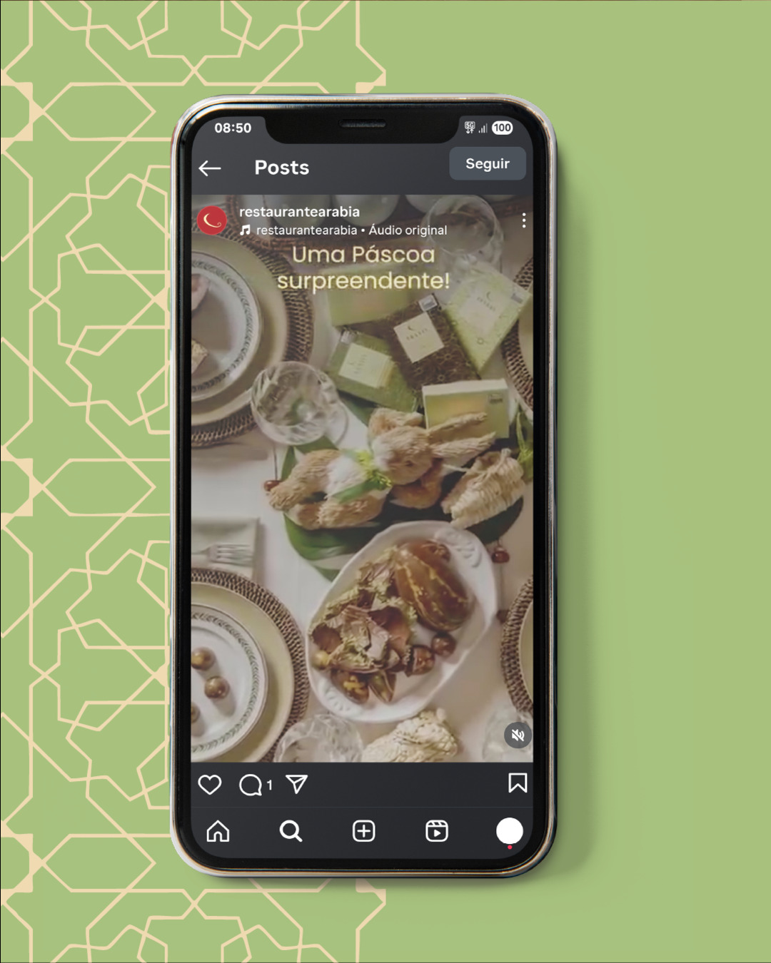 Para a campanha de Páscoa do restaurante Arabia, criamos não só a identidade visual dos produtos, mas também cuidamos da performance: gerenciamos o tráfego pago nas redes sociais, impulsionando os conteúdos certos para as pessoas certas, na hora certa.
O resultado? Mais visibilidade, mais cliques e mais vendas. Tudo isso com uma estética alinhada à tradição e ao sabor da marca.
Campanhas sazonais pedem impacto imediato. Conte com a Eólica para unir branding e performance de forma eficiente.
#TráfegoPago #MídiaPaga #CampanhaSazonal #MarketingDePerformance #Páscoa #IdentidadeVisual #ConteúdoEstratégico #EólicaBranding #Arábia #RedesSociais
