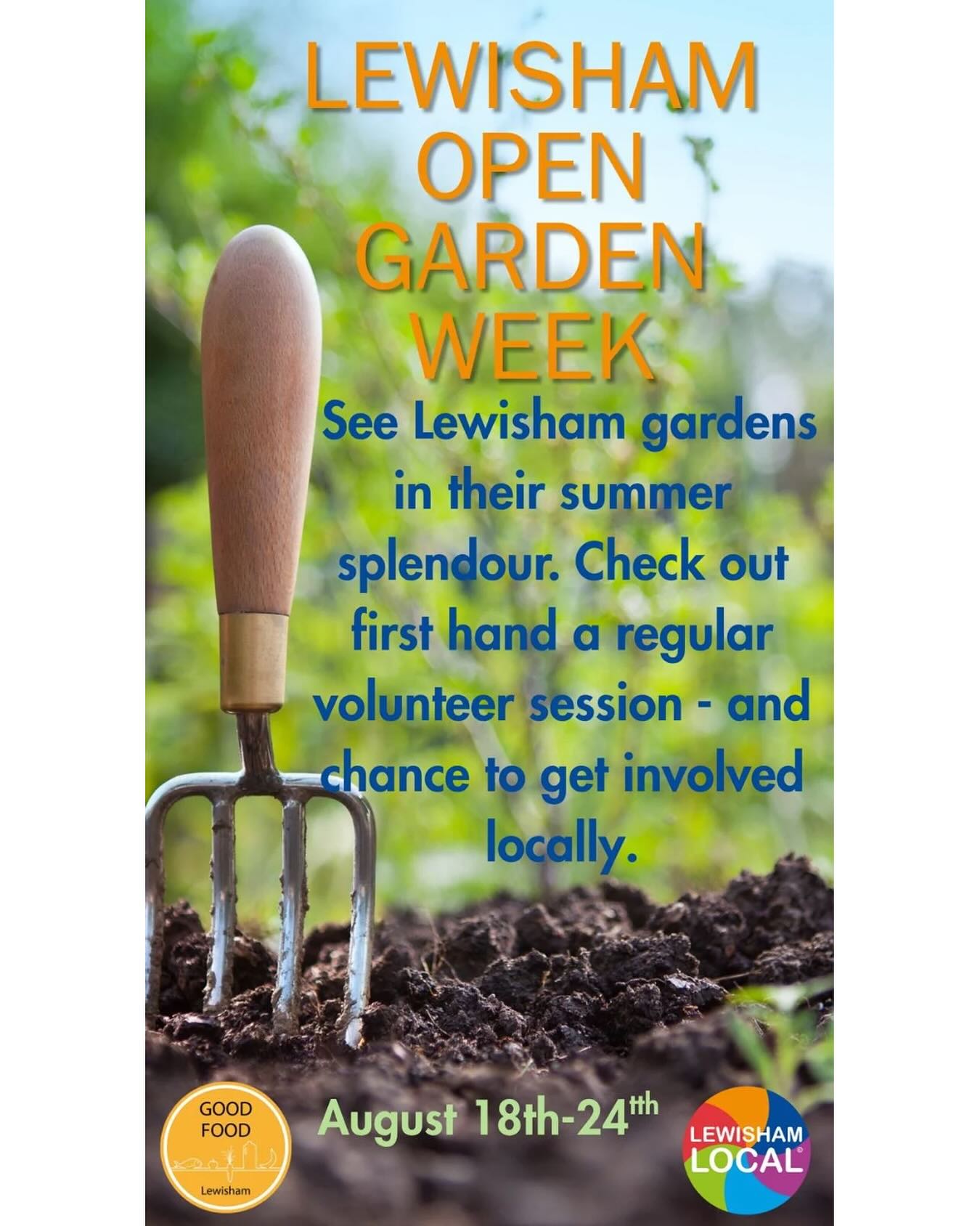 Please come and visit some of Lewisham's Fab Community Gardens in the August open Garden Week
Tue 19th
šBlythe Hill Fields 6-8pm 42 Blythe Hill Lane SE23 1SP
Wed 20th
šCoco Collective 12-2pm Bellingham Black Gate 71 Firhill Rd SE6 3SE
šBeckenham Park 11-1 Gardeners Cottage BR3 1UL
Friday 22nd
šForster Park Sensory Garden 10.15-12.00
šOrchard Gardens Edible Garden 10.00 - 13.00
Sat 23rd
šBridge House Gardens 11-13.00 workshops and cooking and harvest and jam making session all welcome
šFrendsbury Gardens 11-14.00
Sun 24th 1 Frendsbury Rd SE4 2BL
šCoco Collective Catford Site Weavers Allotments 104 Engleheart rd. SE6 3SE 11-1pm
š Grow Lewisham The Plot Downham BR1 5RD 13.00-16.00
Get a chance to join the weekly garden session or just have a view and look at some of the brilliant community projects and gardens that have been created in #Lewisham #lewishamopengardenweek25