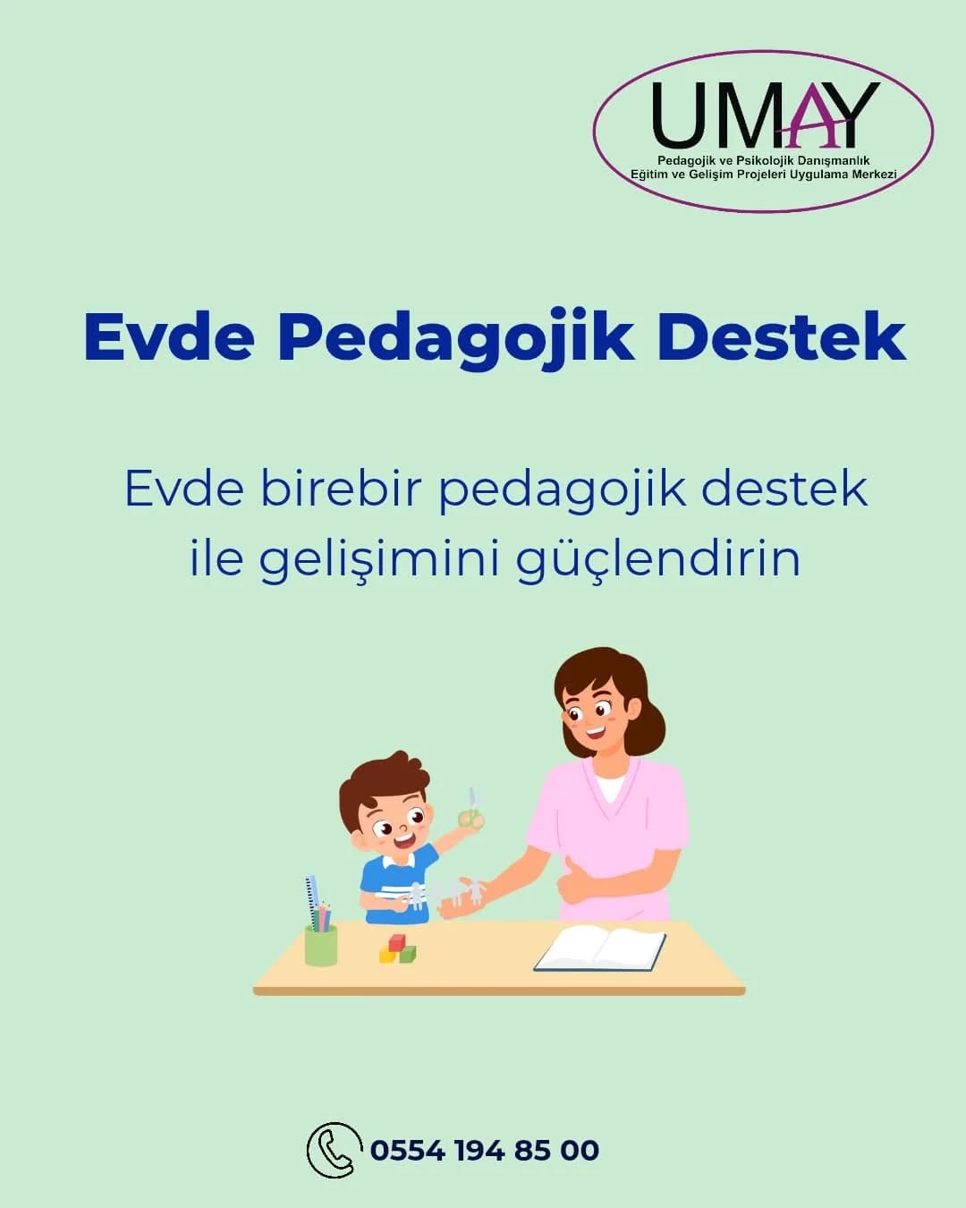 Uzman kadromuzla çocuklarımızı ev ortamında da desteklediğimizi biliyor muydunuz?
#evdedestek #evdeegitim #pedagojikdestek#psikolog #pedagog #maltepepsikolog #maltepepedagog #çocukpsikolojisi #çocukgelişimi #ruhsağlığı #annebabaçocuk #ailedanışmanlığı #ebeveyndanismanlik #çiftterapisi #yetişkinterapi #terapist