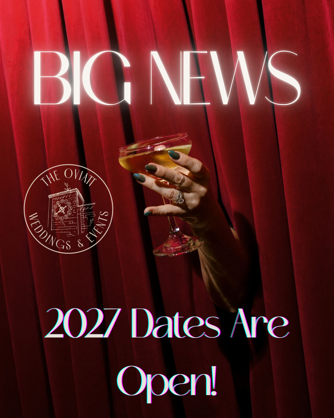 🚨 Big news! 🚨
All 2027 dates at The Oviatt are now officially open and ready to book! From weddings to milestone celebrations, this is your chance to lock in your dream date at our historic DTLA rooftop.
📅 Schedule a tour and reach out today to make it yours—link in bio!
Photo: @adamgriffinphoto
#TheOviatt #DTLAvenue #HistoricVenue #LosAngelesEvents #2027Events