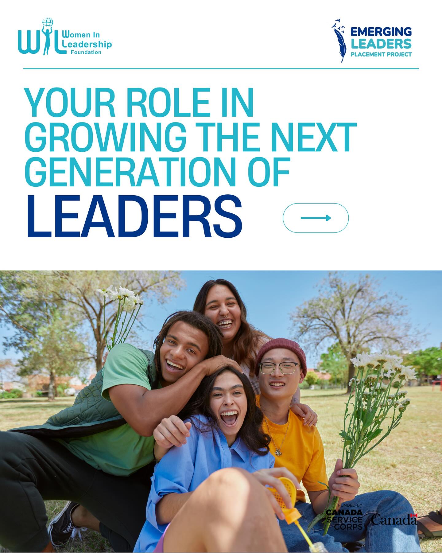 Youth leadership does not happen by accident. It happens when someone opens a door.
Non-profits have the power to grow the next generation by offering mentorship, space to learn, and opportunities to lead 🌱
When we share what we know, listen with care, and stay open to learning, both youth and organizations grow.
🔗 Learn more in our bio under Emerging Leaders Placement Project
Proudly funded by Canada Service Corps.
#IAmAVolunteer #YouthLeadership #MentorshipMatters #EmergingLeaders #CanadaServiceCorps #LeadersToday #NonProfitPartners #YouthInAction