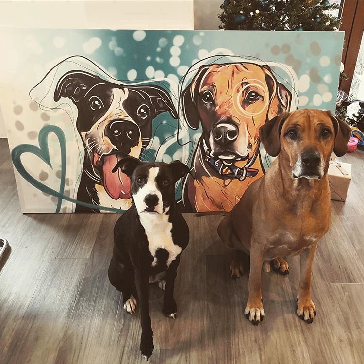 Píše se rok 2018 a ja posílám do světa první obrazy! 💙 do dneška to byla dlouhá cesta, občas veselá, ale mnohdy i trnitá. Protože jak to tak bývá, čím více máte zákazníků, tím je větší pravděpodobnost, že budou nejenom ti spokojení, ale i ti zklamaní. Chce to vůli, pevné nervy a nikdy neztrácet elán tvořit něco, co má smysl ❤️ ale o tom jindy..
A jak vypadaly úplně první obrazy? Mrkněte samy a do komentáře mi napište, jestli vidíte progres za těch 6 let 🥹😇
#dogart #dogportrait #dogdigitalinfluencer #dogdigital #dogdigitalart #digitalportraits #digitalart #obrazspejskem #portretpsa #portretpejska #vzpominka #darekpropejskare