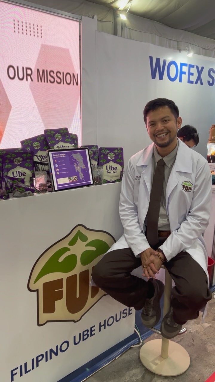 Maraming salamat!
Last weekend at our very first WOFEX 2025 experience, we proudly shared our premium Ube powder and Ube slices as part of the start-up showcase. We’re so grateful to everyone who dropped by our booth to taste, chat, and support this proudly local Philippine brand. Here’s to more purple goodness ahead! 🇵🇭
#wofexmanila2025 #wofex2025
#FilipinoUbehouse #Ube #FilipinoUbe #PurpleYam #PurpleYamPowder #tatakpinoy #filipinofoodmovement #ubehalaya #supportlocalph #iloveVSU #VSUPhilRootcrops #FMPC #UbeExcellence #PureUbe #farmtoglobalmarket