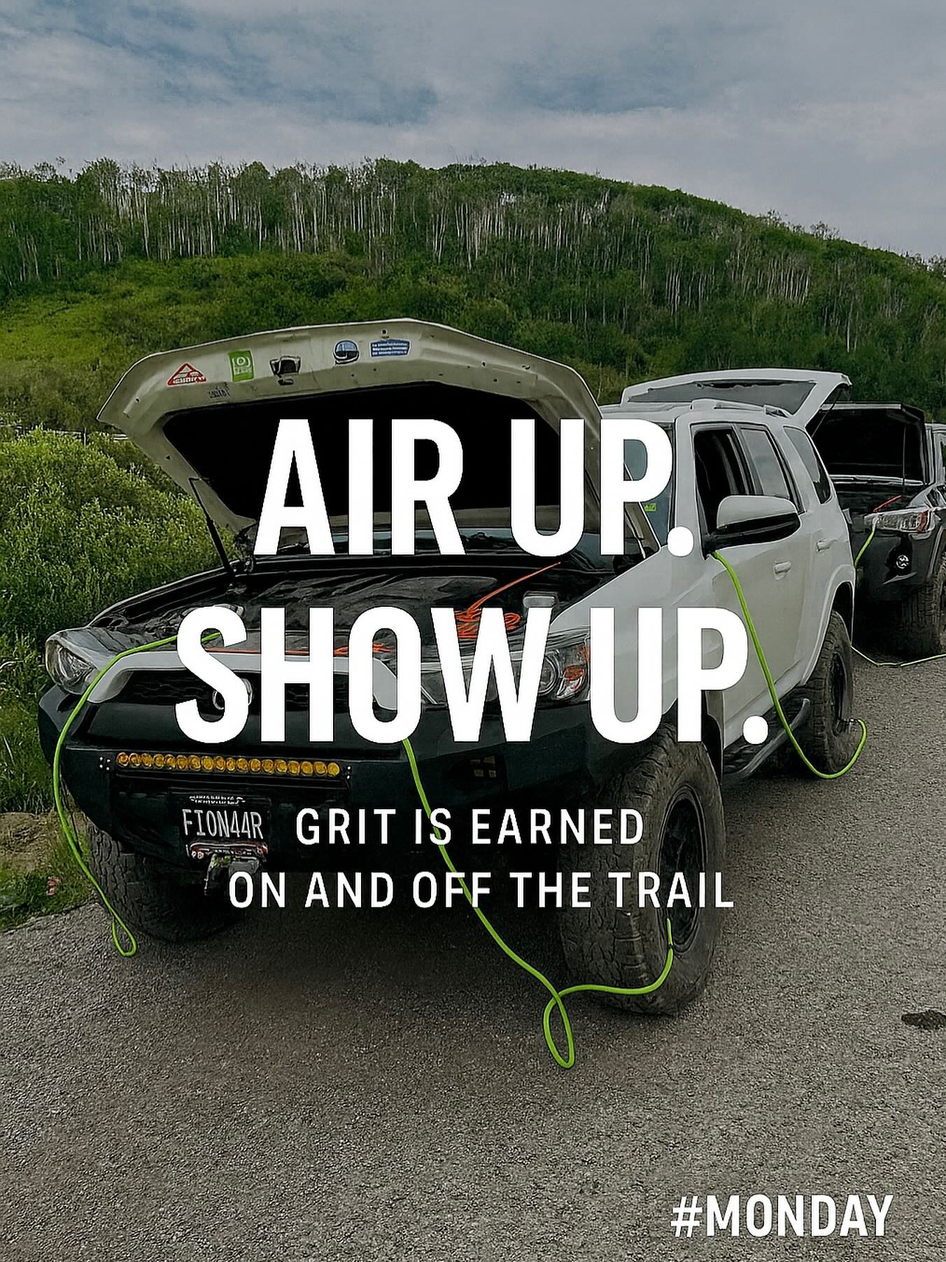 Mondays are like your onboard compressor — maybe loud, maybe slow, but always getting you ready for the next ride. Keep moving, Tribe.
#gritisearned #5280offroad #bornatelevation #coloradooffroad #caseofthemondays