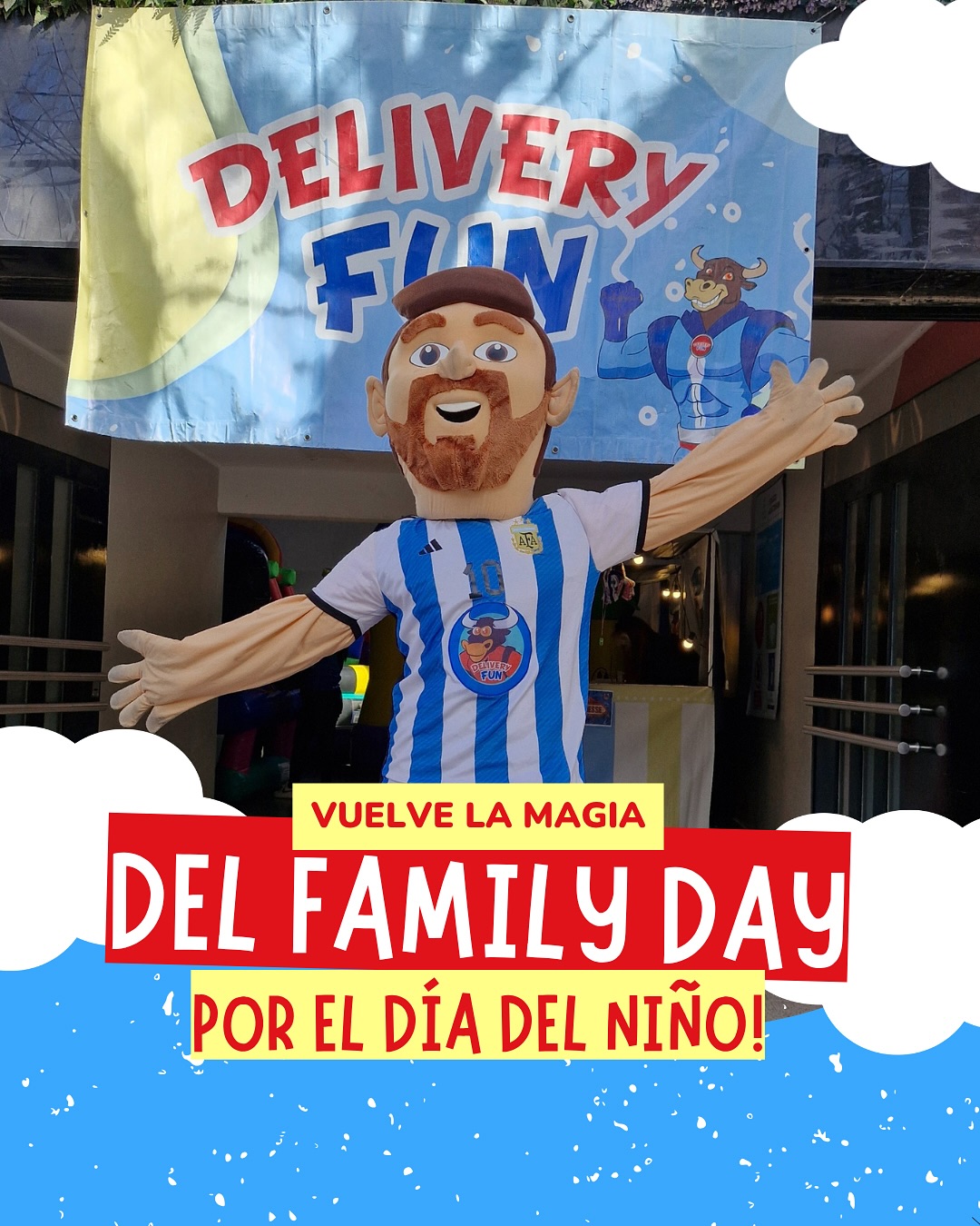 ✨¡Vuelve la magia del Family Day!✨
Después del éxito de nuestro parque de diversiones de Vacaciones de Invierno… este domingo 17 de agosto te esperamos con una nueva experiencia inolvidable por el Día del Niño 👧🧒
Si viniste, ya sabés lo bien que la pasamos.
Si te lo perdiste… esta es tu oportunidad 🎉
📍 Oscar Salguero 2726, San Andrés – San Martín
⏰ Turnos disponibles:
14:00 a 15:30
16:00 a 17:30
18:00 a 19:30
🎟️ Entradas:
$17.000 por niño (desde 1 año)
1 adulto sin cargo por niño que abona
Adulto adicional abona entrada
🚨 Cupos limitados por turno
📲 Reservá tu lugar hoy mismo