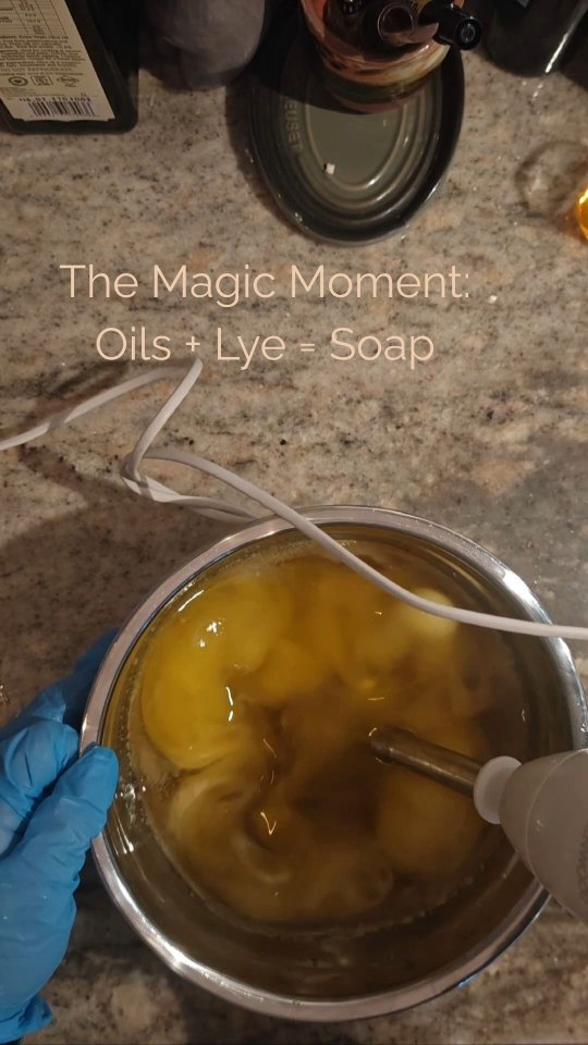 This is where the magic happens ✨
Oils meet lye… and a few minutes later, the alchemy of soapmaking begins. No shortcuts, no artificial ingredients — just pure, slow-crafted goodness.
#soap #NaturalSoap #equinoxbodyandhome #handmadesoap #artisansoap
