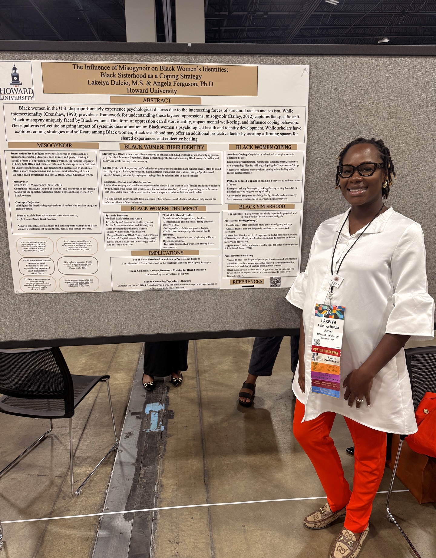 This is how Division 35 does it! Here are some poster presenters from the second APA session!
As researchers and presenters, your dedication, curiosity, and commitment to advancing intersectional feminist psychology were on full display.
Each project represents countless hours of research, reflection, and passion—bringing new insights, challenging systems, and creating space for more equitable futures.
Your work doesn’t just live on a poster—it inspires conversations, sparks collaborations, and pushes the field forward.
Congratulations on a successful session!
#APADiv35 #IntersectionalFeminism #Psychology #ResearchMatters #womeninpsychology