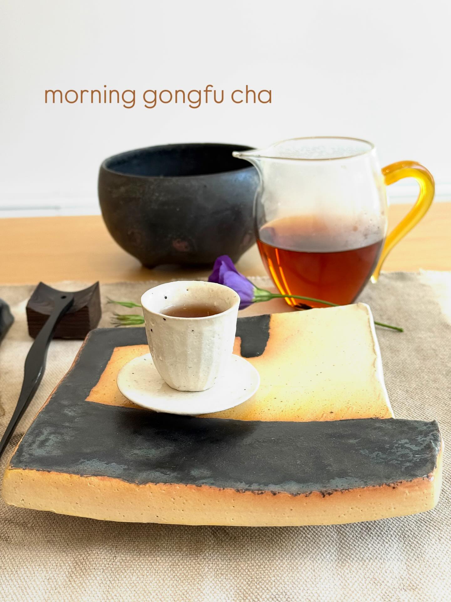 grateful for morning tea… #morningtea #gratitude #happiness #momentintime