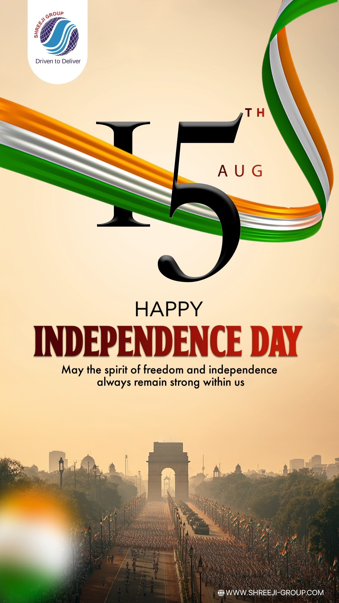 Shreeji Group proudly joins the nation in celebrating the spirit of freedom. Wishing everyone peace, unity, and progress this Independence Day.
#indian #ShreejiGroup #IndependenceDay #Freedom #Pride #India