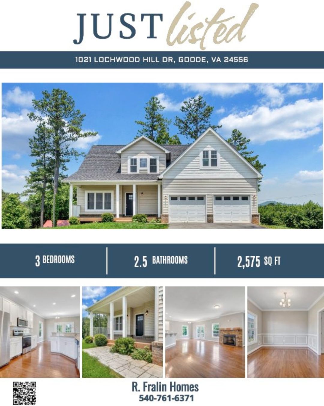 New on the market! Spacious 3-bed, 2.5-bath home with an inviting porch, gorgeous hardwoods, and over 2,500 sq ft of comfort.
Don’t miss your chance! 🏡
#rfralinhomesva