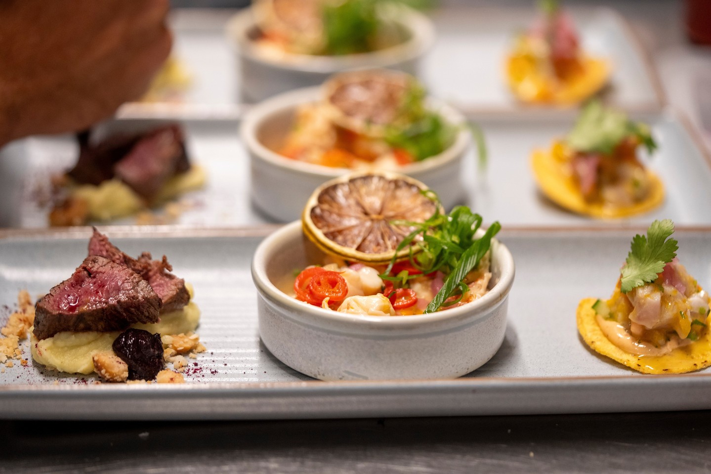 Taste, Vote & Win in Exmouth!
The Taste of the Gascoyne Food Trail is in full swing – and Exmouth is serving up dishes you won’t want to miss!
Try them all, then head to gascoynefoodfestival.com.au to VOTE for your favourite for your chance to WIN the Ultimate 2026 Gascoyne Food Festival Experience valued at over $2,500 – plus stacks of other prizes.
Here’s what’s on the menu in Exmouth:
1. Exhale Exmouth – From Reef to Ranges
Kangaroo fillet on parsnip purée with Illawarra plums, pickled Exmouth bugs & goldband snapper ceviche tostada.
2. Sweet Ningaloo – The Sweet Cup
Mango sorbet & honey pavlova topped with fresh passionfruit puree & homemade meringues, crafted with all-natural ingredients.
3. Adrift Café – Exmouth Tiger Prawns with Shark Bay Clams & Saffron Emulsion
Pan-fried prawns & clams, saffron emulsion, crusty bread, saltbush & lemon – inspired by the Baiyungu people’s “emu’s foot” story.
4. Mutts Café & Restaurant – Classic Burger
Double patty & cheese, onion, house pickles, Mutts aioli & signature sauce in a toasted bun with golden fries.
5. Bullara Station Stay – Bullara Steak Pie
Grass-fed Bullara beef steak pie with red wine & shallot gravy, made using beef raised on-site and veg grown locally by Borich & Sons.
6. Whalers Restaurant – Seafood Platter
A showcase of local seafood: tiger prawns, Shark Bay scallops, oysters, goldband snapper, Moreton Bay bugs, soft-shell crab & more.
🌟 How to enter:
1️⃣ Download the Trail Map from our website.
2️⃣ Taste the dishes at participating eateries.
3️⃣ Vote for your favourite before 31 August!
Your next meal could be your ticket to the food festival trip of a lifetime.