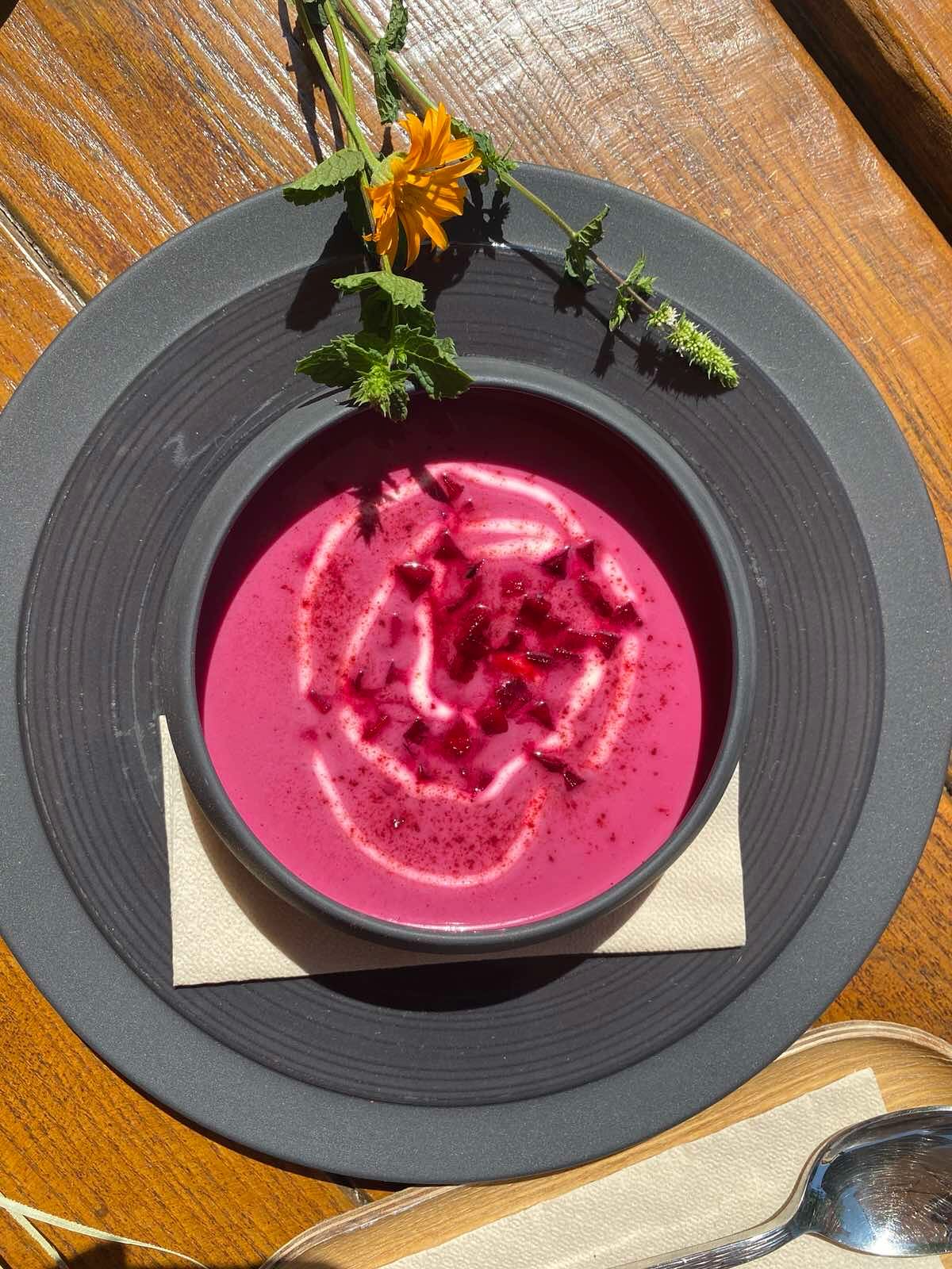 Heti ajánlat (2025.08.11.-2025.08.19)
Hétfő - szerda 11.30 - 15.00
Csütörtök-szombat 11.30-21.00
Vasárnap 11.30-17.00 
Joghurtos-málnás céklakrémleves 
Tejszínes kukoricaraguleves, chili
Kapros cukkinifőzelék
“Töltött paprika” 
Thoran (indiai káposzta curry)
Tagliatelle arrabiata