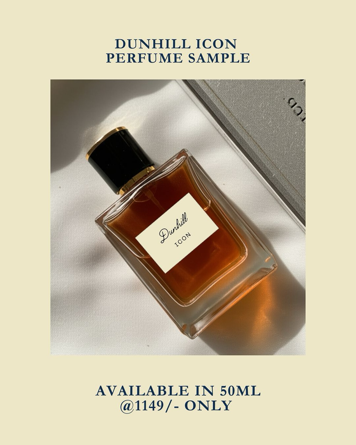 Dunhill Icon sample in 10ml & 50ml available! order now🛍️🥳
Retail pack also available only at @roohandradiance visit our website or dm us for more details!
#explorepage✨ #perfumeonline #perfumesellerindia
