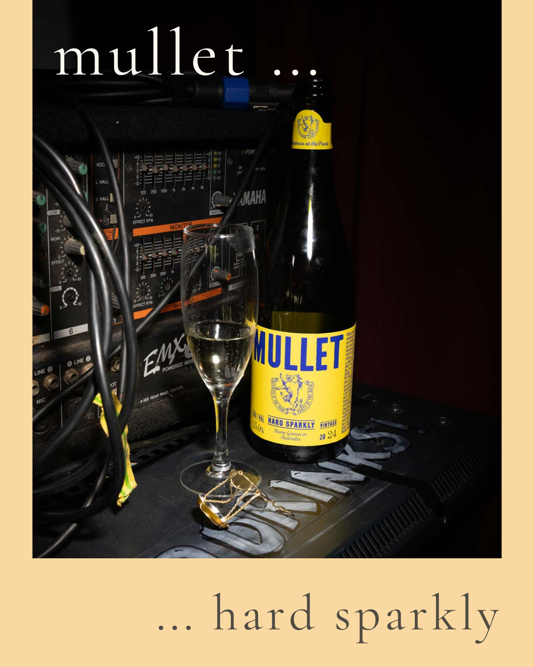 Now pouring: Mullet Hard Sparkly!â
Itâs cold, itâs loud, and itâs absolutely not here to behave. You've been warned!â
â
#HardSparkly #MulletDrop #NewFizzInTown #SparklingWineLoverâ
#BubblesWithAttitude