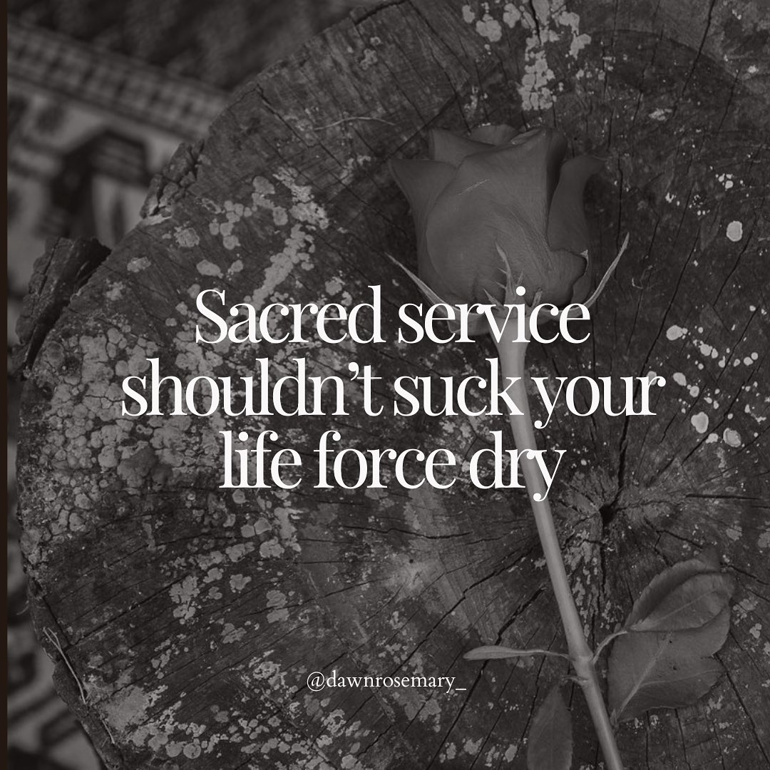 Alright, my farmers, health care workers, teachers, body workers, stylists, beauty professionals, wellness practitioners and every single one of you holding space in service- you need to know something.
The service that you are providing is sacred.
To me what makes your work sacred is your heart. It isn’t just a career you are working, it is a calling. These are not roles you take on just for a paycheque.
It’s work you cannot do without heart. It’s the kind of work that demands early mornings, late nights, aching bodies, and emotional strength most people never have to find.
It’s milking cows before the sun comes up.
It’s holding a patient’s hand at 2 a.m.
It’s showing up for your students, even on the days your own energy is running on empty.
It’s holding space for your clients’ wellbeing no matter what storms are passing through your own life.
Your calling is demanding and you show up every day anyway. You give it your all. And often that comes with feeling depleted and burnt out.
Sacred service shouldn’t suck your life force dry.
It’s not that you aren’t in the right profession or environment. It’s that you were never taught how to protect your energy, to ground yourself and to regulate your system while supporting and managing other humans.
This is what I help you with. I teach you how to feed life force back into yourself by giving you practical energetic tools to protect, ground transmute and fuel your own energy.
The Energetics Immersion is coming back this fall. Comment WAITLIST if you would like first dibs on early bird pricing. Spaces will be limited.
Ps. If you haven’t heard yet, I’m also hosting a no cost Sacred Service Social + Equinox celebration on Sept 21 and would love to see you there!