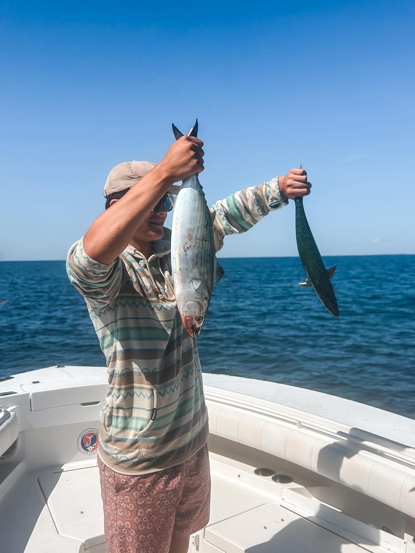 Been on a bit of a hard tail hot streak the last couple trips. #jaxcharters #fishing #capecod #capecodfishing #stripedbass #starrods #stripedbassfishing #lighttackle #capecodcharters #capecodfishingtrip #ThomasandThomas #ThomasandThomasFlyRods #wearefishing #regulatorboats #fishshimano #cortland #cortlandline #yamahaoutboards #garminmarine #onthewater #onthewatermagazine
#mauijimsunglasses @regulatormarine @starrods @fish_shimano_north_america @cortlandline @grundens @thomasandthomasflyrods
