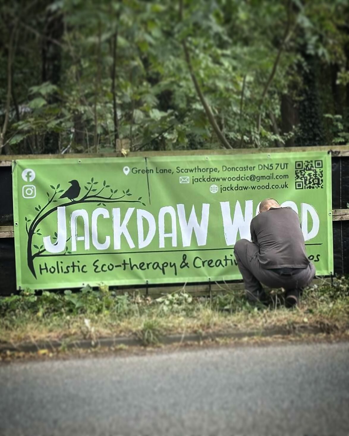 Massive branded banners for the lovely people @jackdaw_wood_ #adobeillustrator